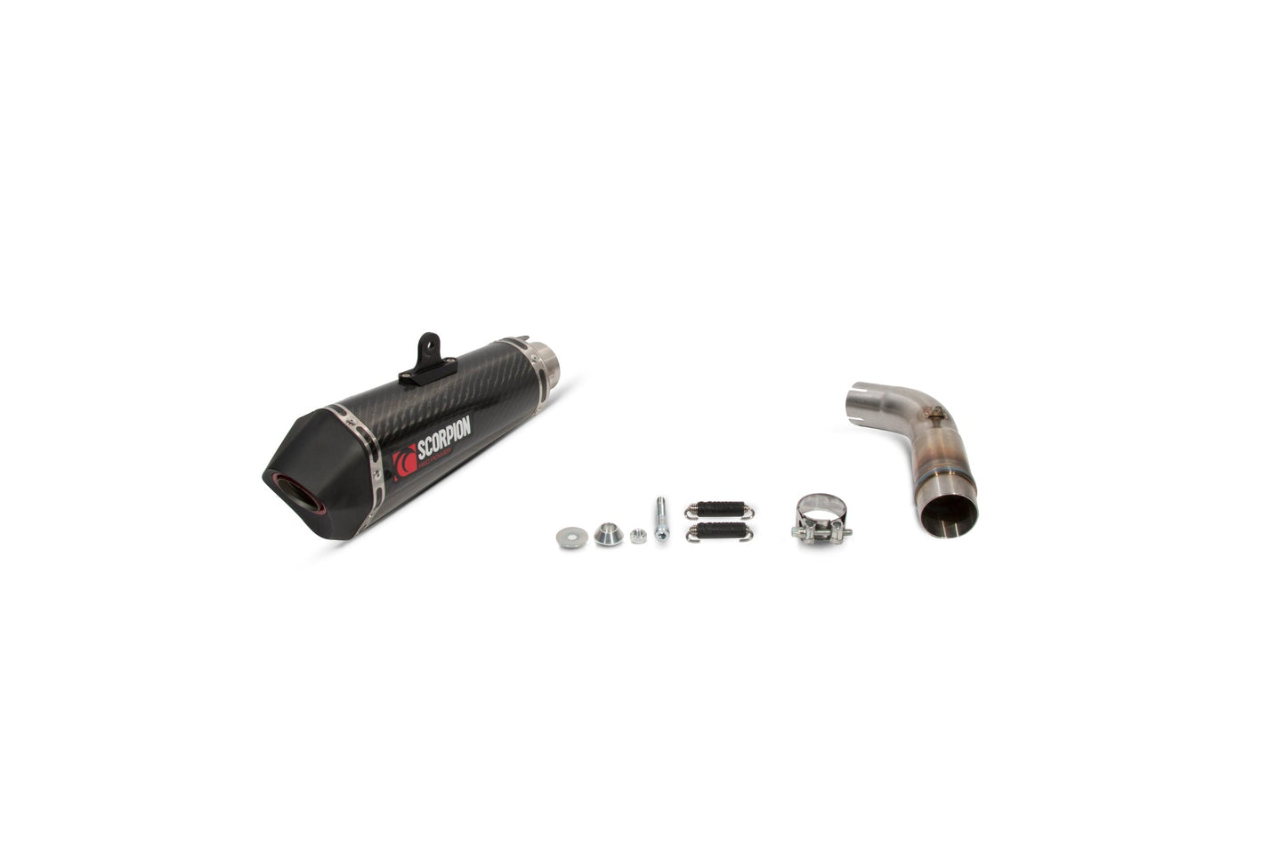 Suzuki SV650 (2016-2021) / SV650 X, (2018-2021)Serket Taper Slip-on - Carbon Fibre Sleeve - Scorpion Exhaust