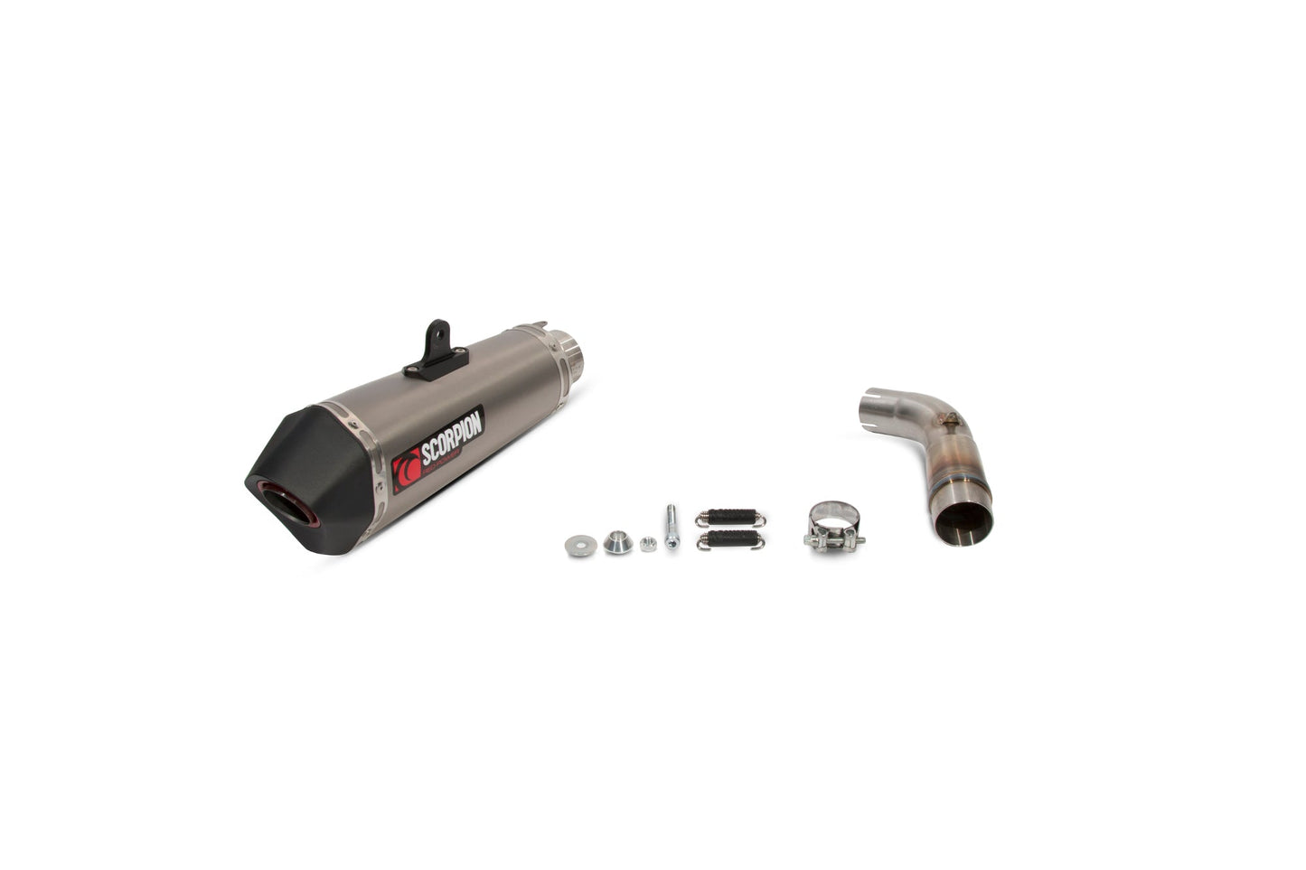 Suzuki SV650 (2016-2021) / SV650 X, (2018-2021)Serket Taper Slip-on - Titanium Sleeve - Scorpion Exhaust