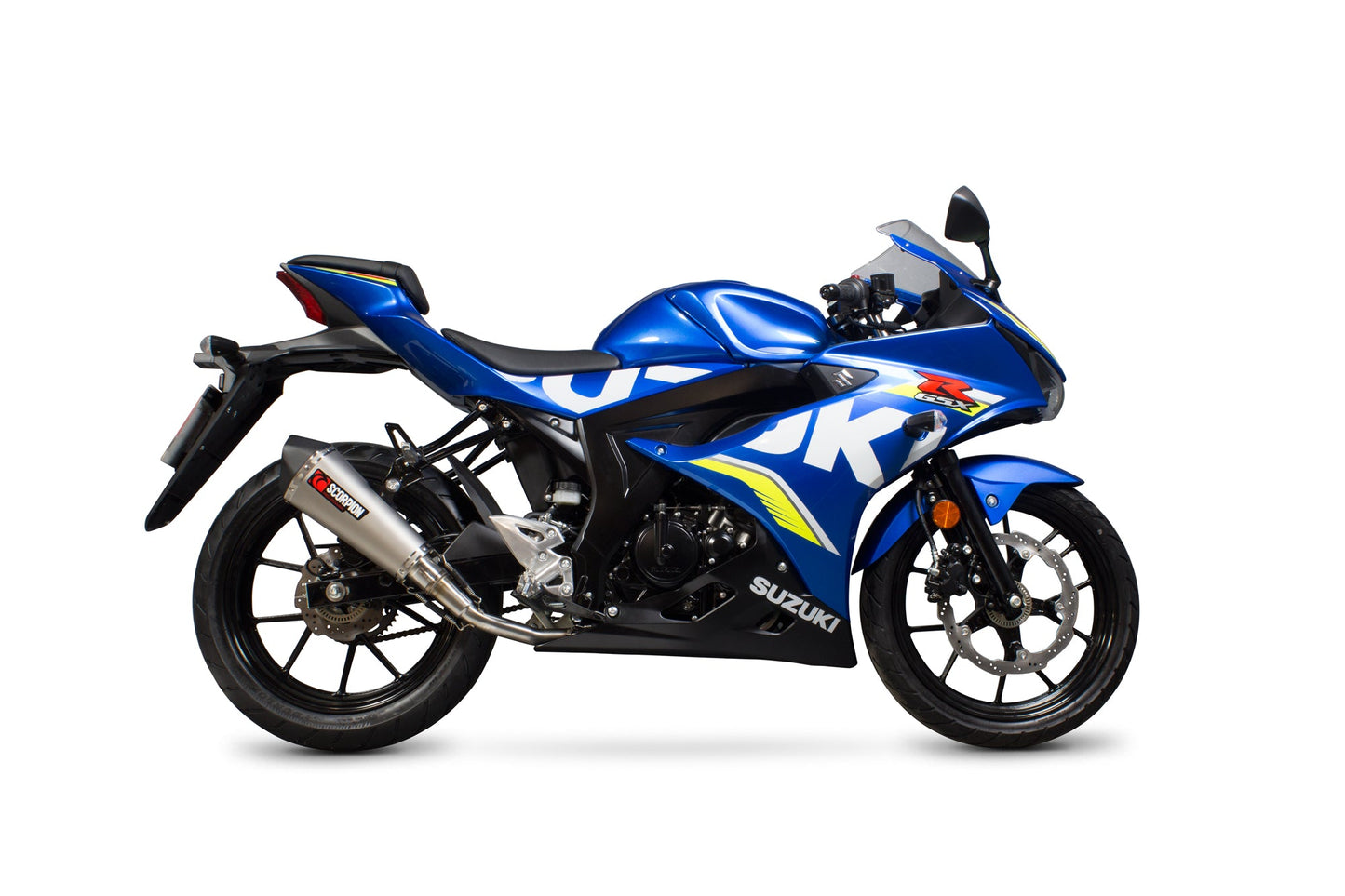 Suzuki GSX-R 125 / GSX-R 150 Serket Taper Full System - Titanium Sleeve - Scorpion Exhaust