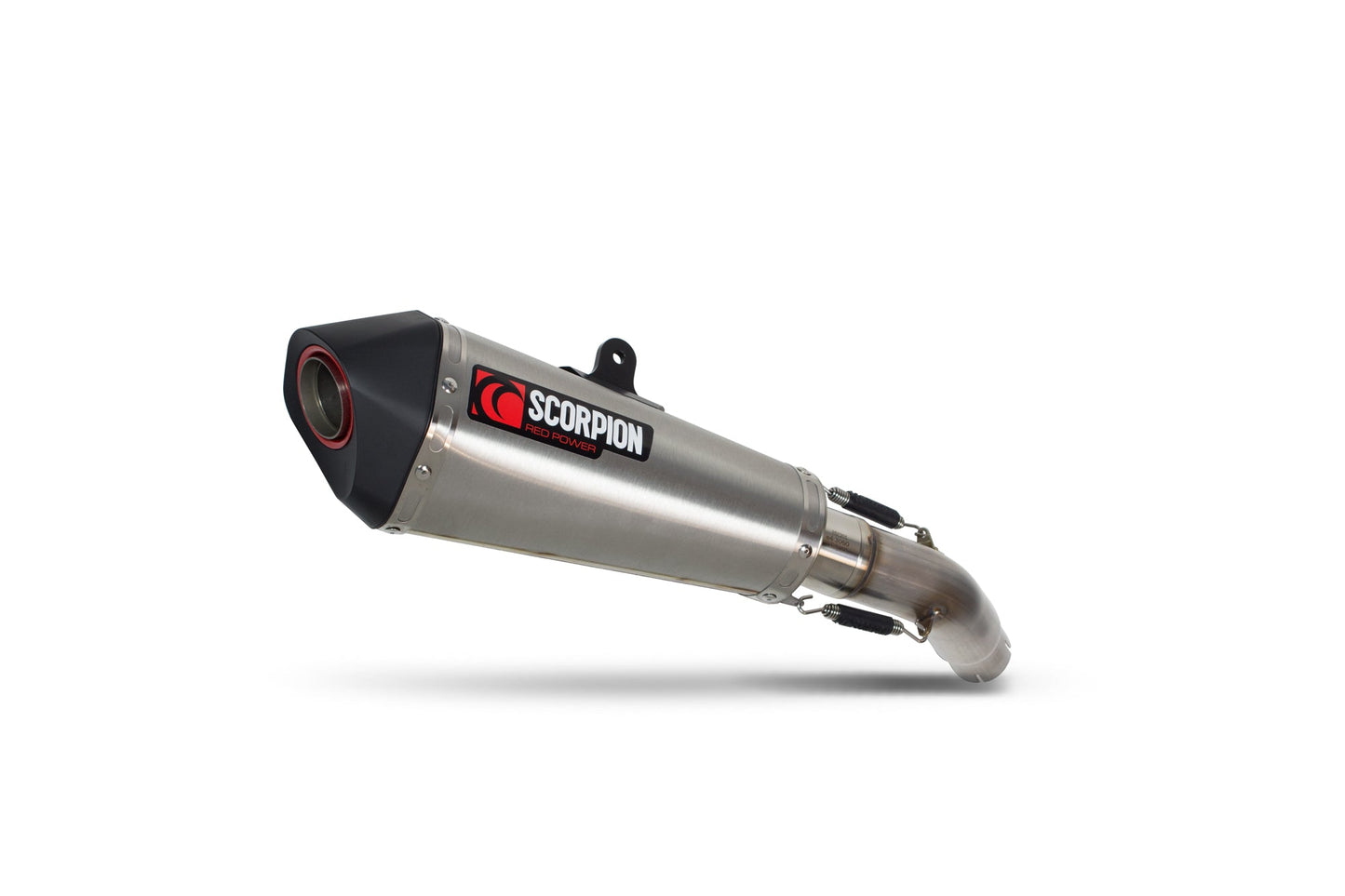 Suzuki GSX-S 750 Serket Taper Slip-on - Brushed Stainless Steel Sleeve - Scorpion Exhaust