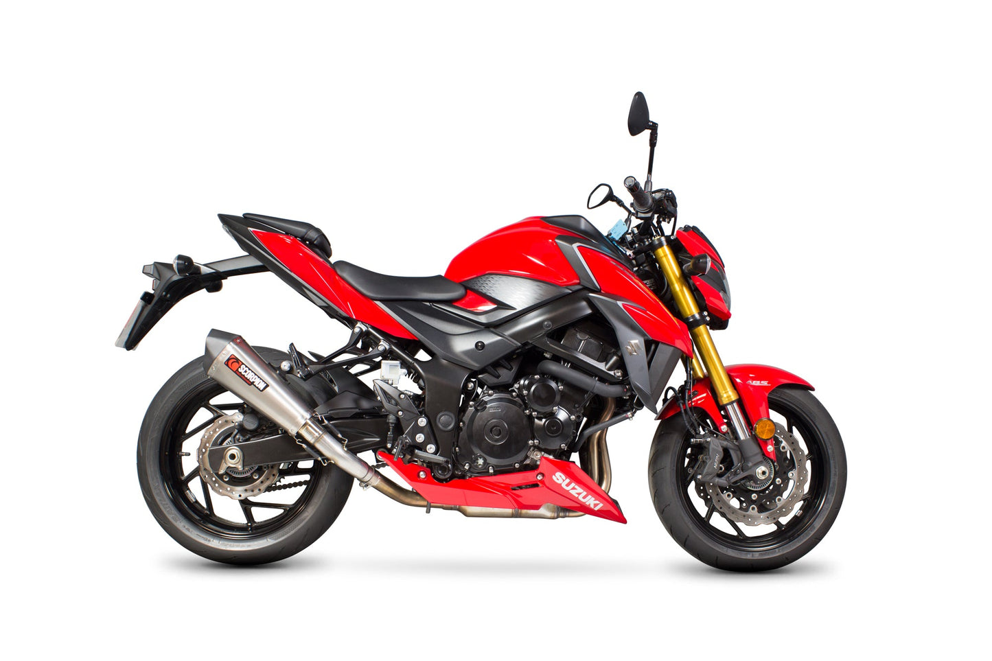 Suzuki GSX-S 750 Serket Taper Slip-on - Titanium Sleeve - Scorpion Exhaust