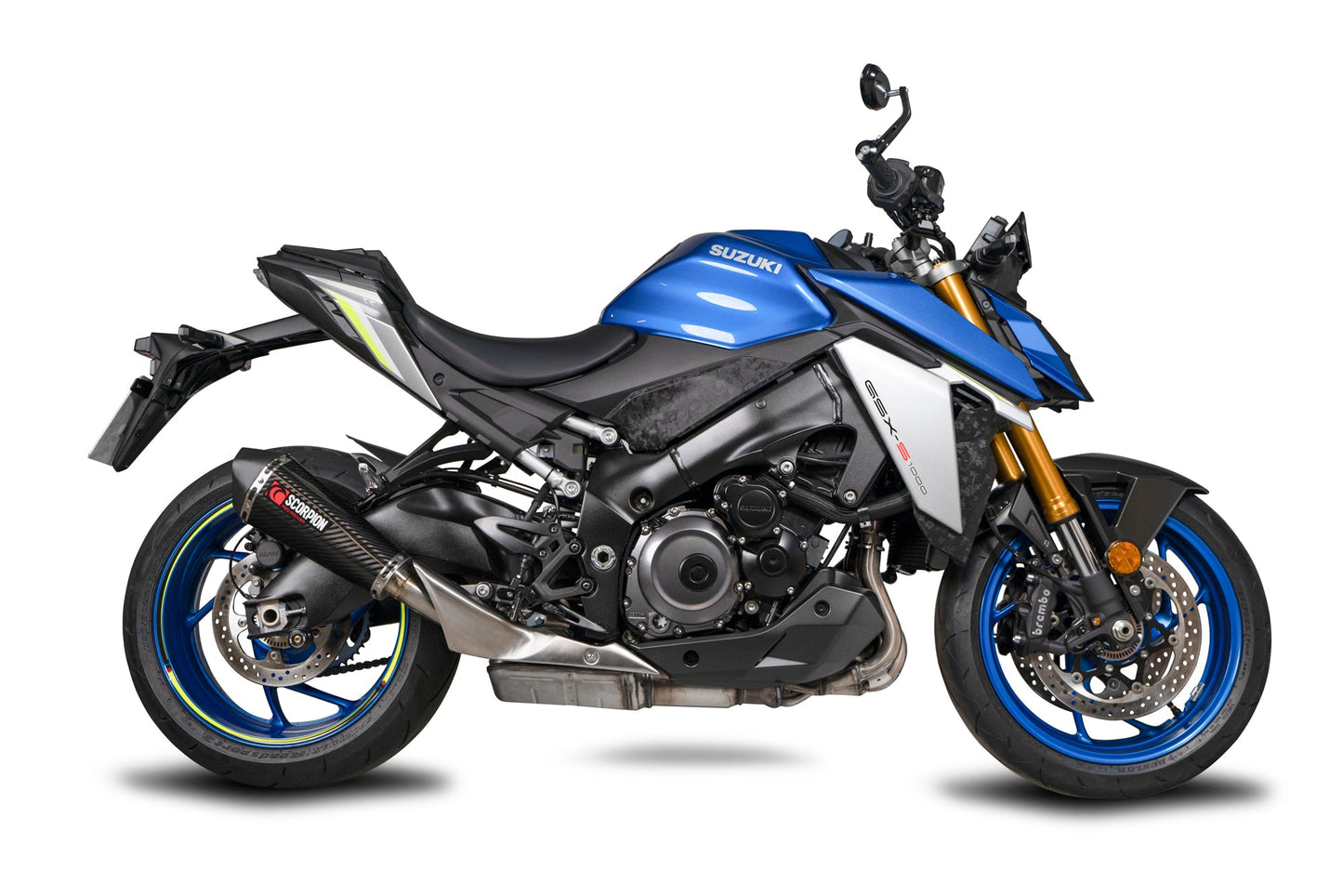 Suzuki GSX-S 1000 Serket Taper Slip-on - Carbon Fibre Sleeve - Scorpion Exhaust