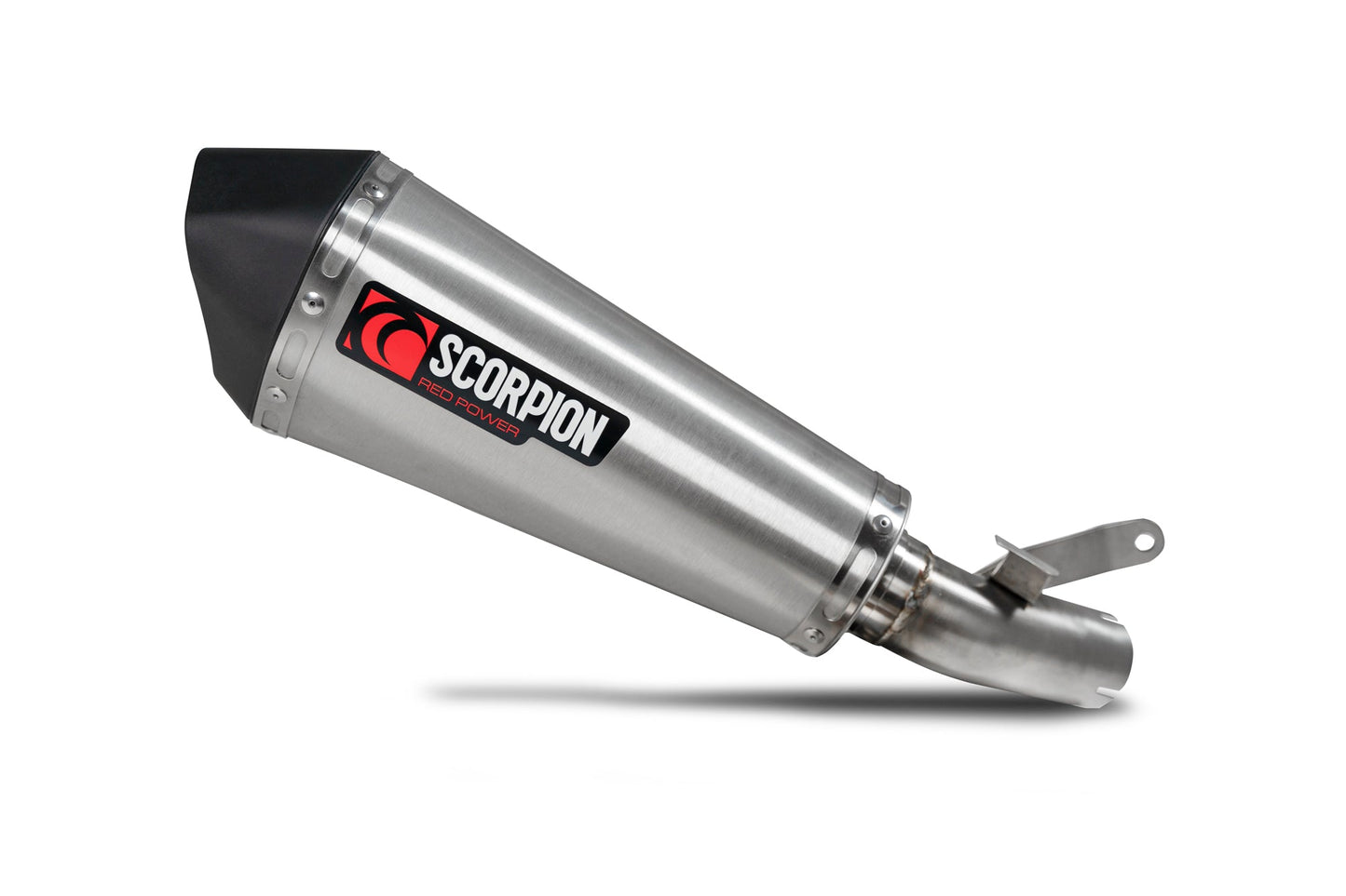 Suzuki GSX-S 1000 Serket Taper Slip-on - Brushed Stainless Steel Sleeve - Scorpion Exhaust