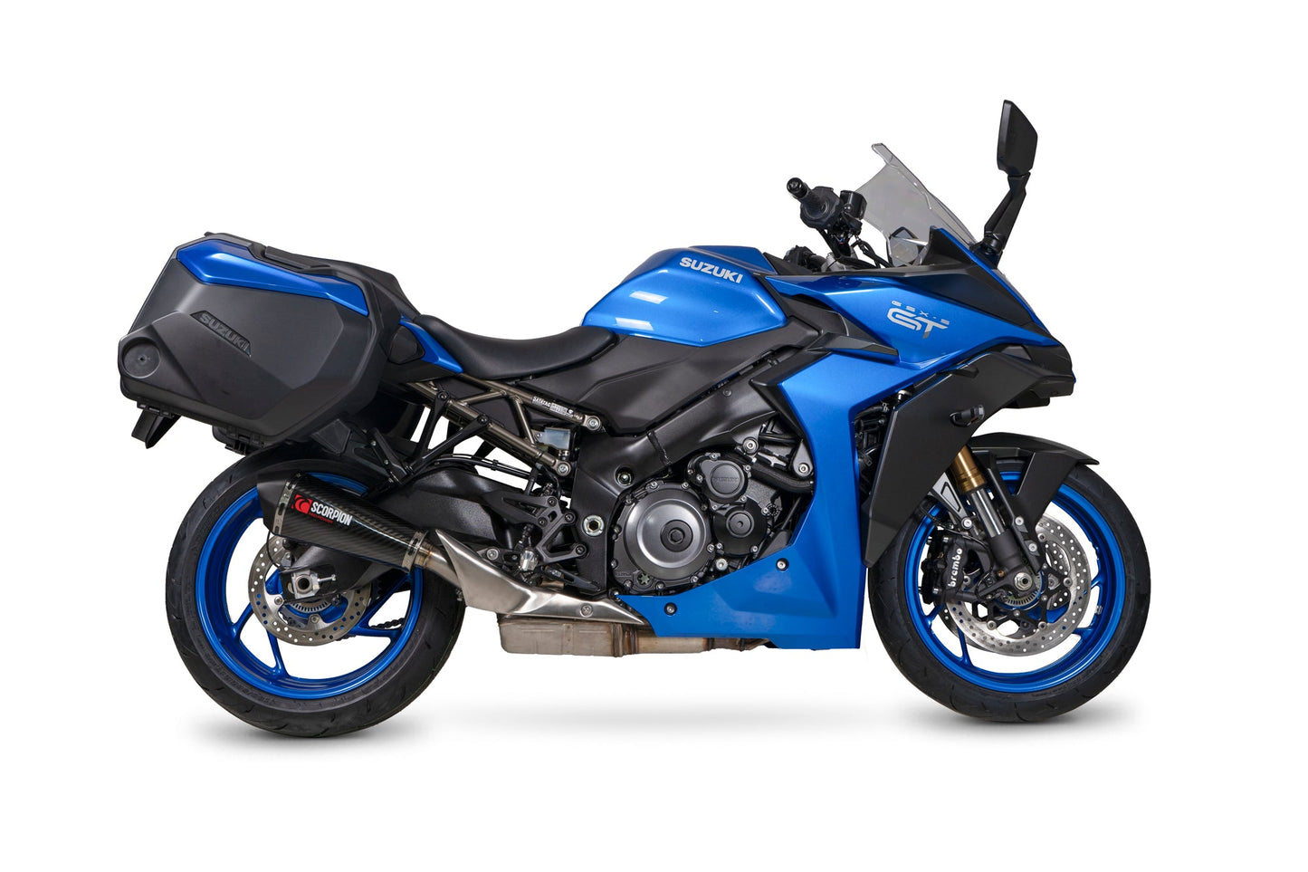 Suzuki GSX-S 1000 GT 22- / GSX-S 1000 GX 24-Serket Taper Slip-on - Carbon Fibre Sleeve - Scorpion Exhaust