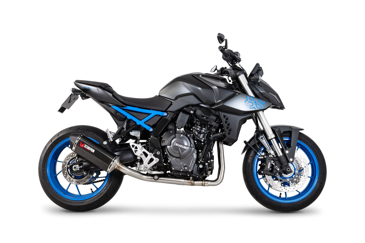 Suzuki GSX-8 S Serket Parallel Full System - Carbon Fibre Sleeve - Scorpion Exhaust
