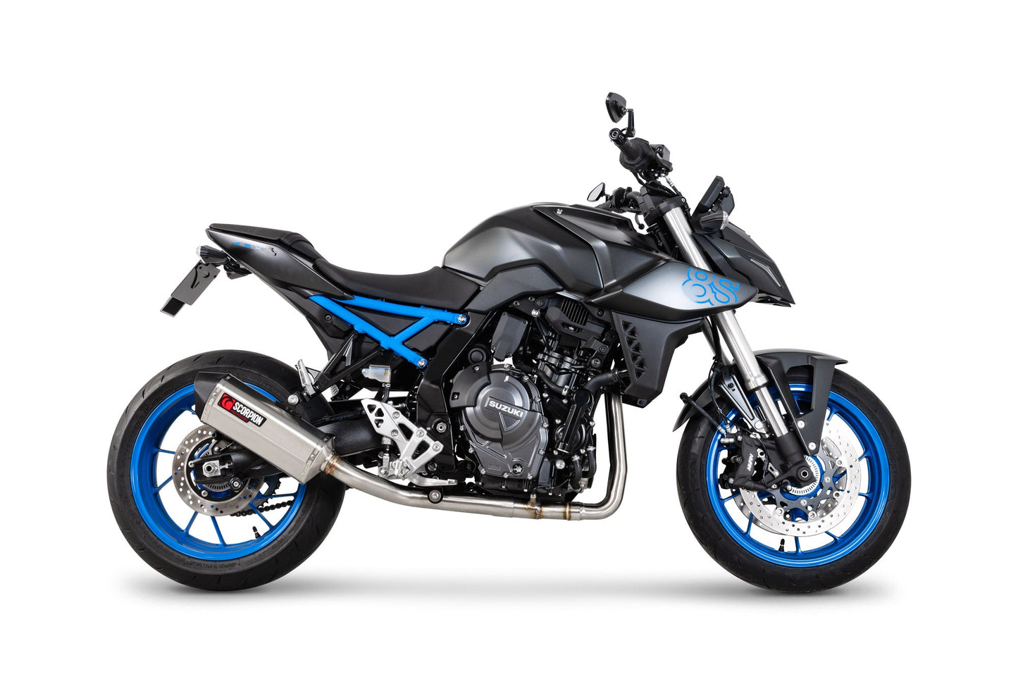 Suzuki GSX-8 S Serket Parallel Full System - Stainless Steel Sleeve - Scorpion Exhaust