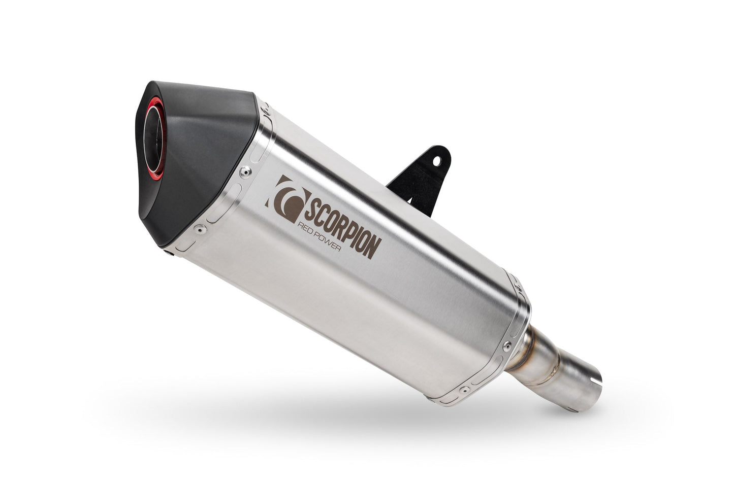 Suzuki V-Strom 800 DE / V-Strom 800 RE Serket Parallel Slip-on - Brushed Stainless Steel Sleeve - Scorpion Exhaust
