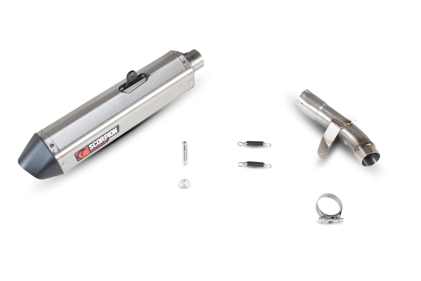 Suzuki GSF1250 Bandit Serket Parallel Slip-on - Brushed Stainless Steel Sleeve - Scorpion Exhaust