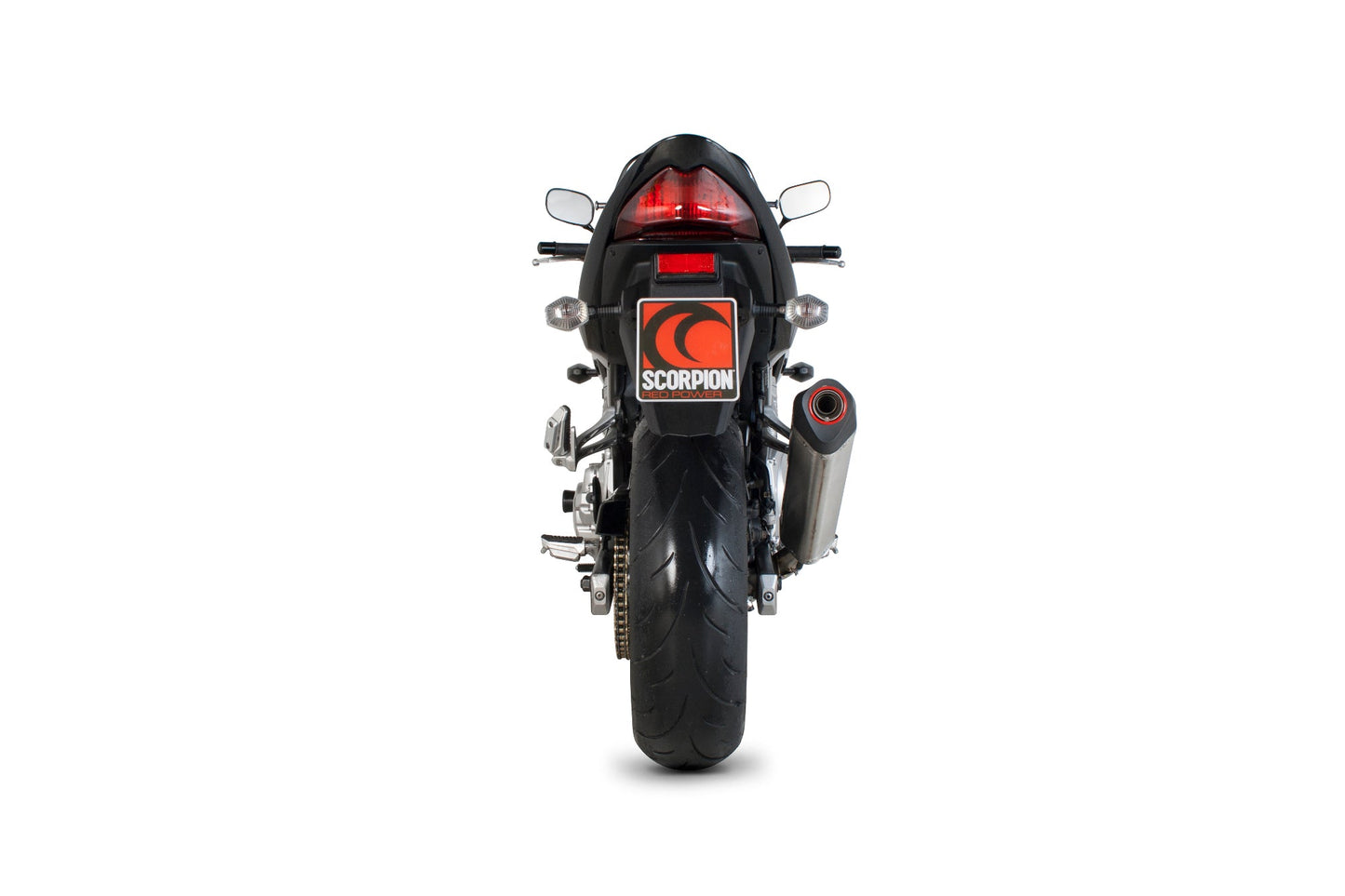 Suzuki GSF650 Bandit Serket Parallel Slip-on - Brushed Stainless Steel Sleeve - Scorpion Exhaust