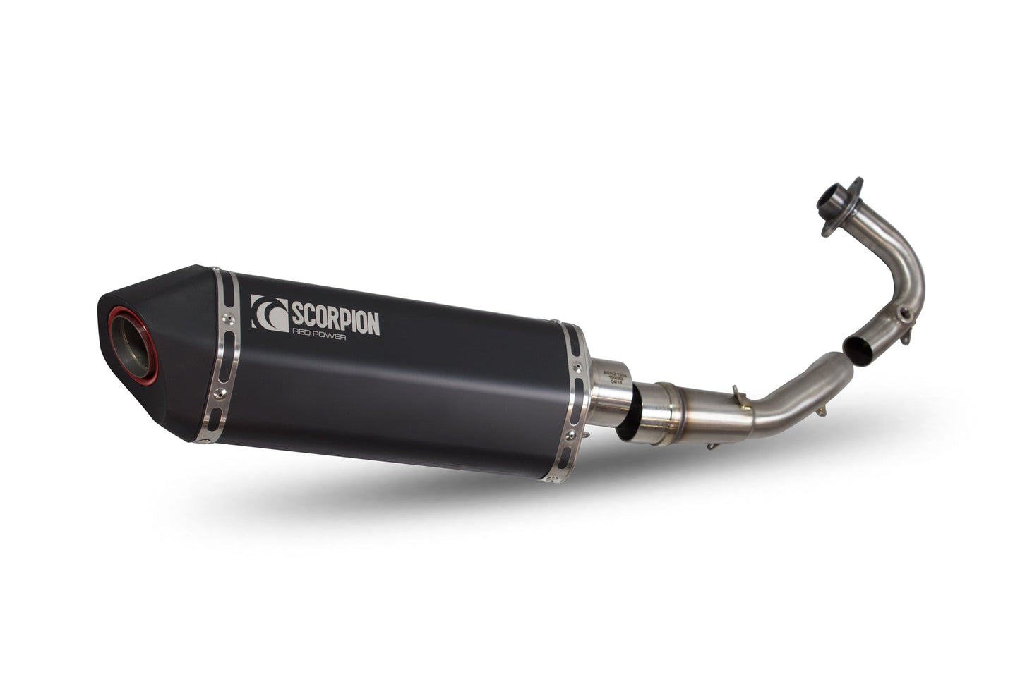 Scomadi TL125 Serket Parallel Full System - Black Ceramic Coated Sleeve - Scorpion Exhaust