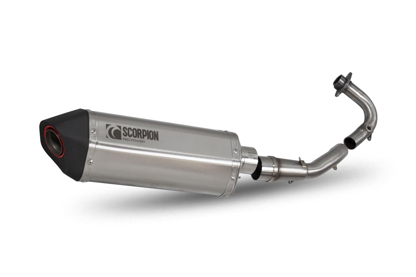 Scomadi TL125 Serket Parallel Full System - Brushed Stainless Steel Sleeve - Scorpion Exhaust