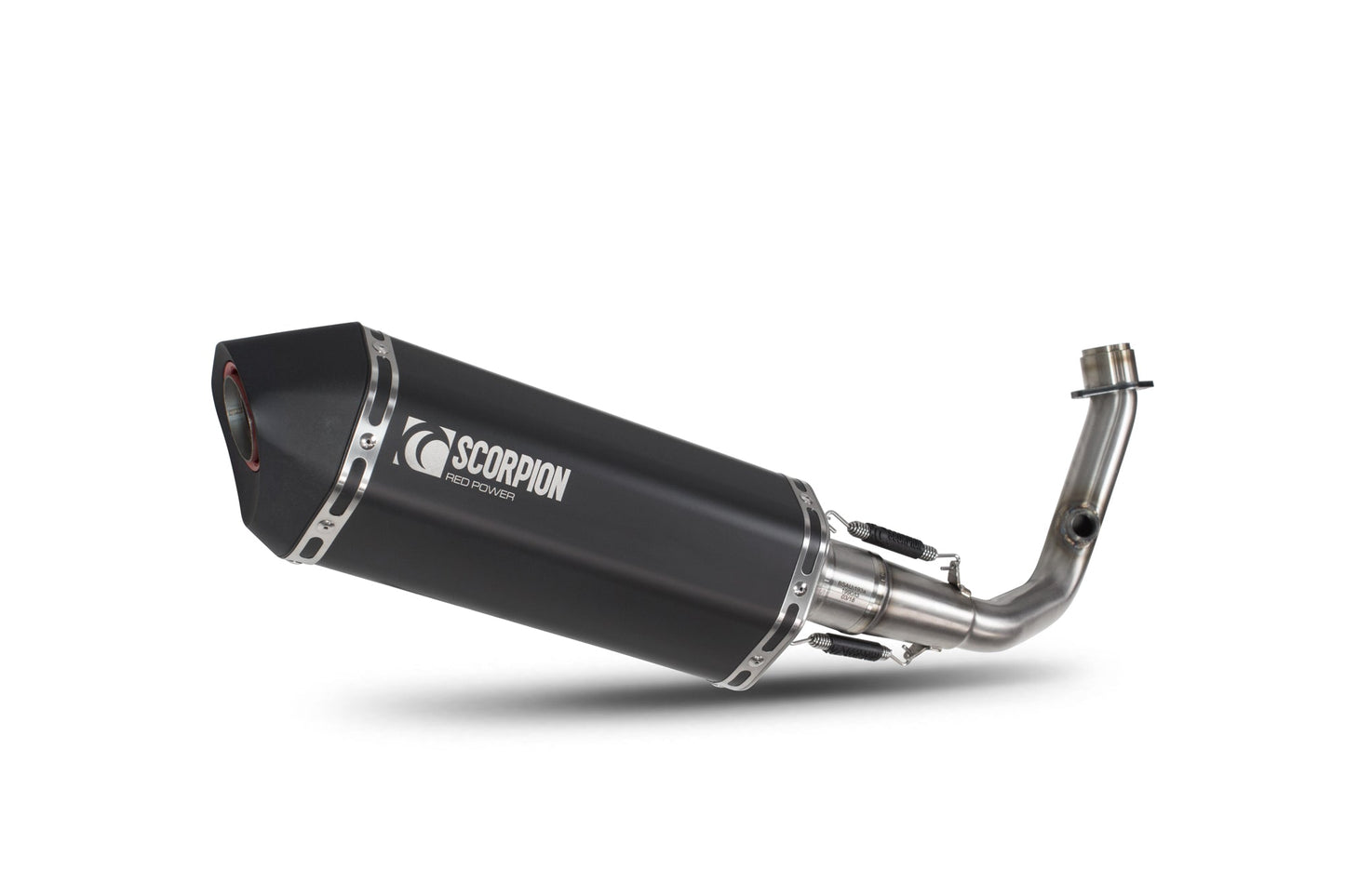 Scomadi TL200 Serket Parallel Full System - Black Ceramic Coated Sleeve - Scorpion Exhaust