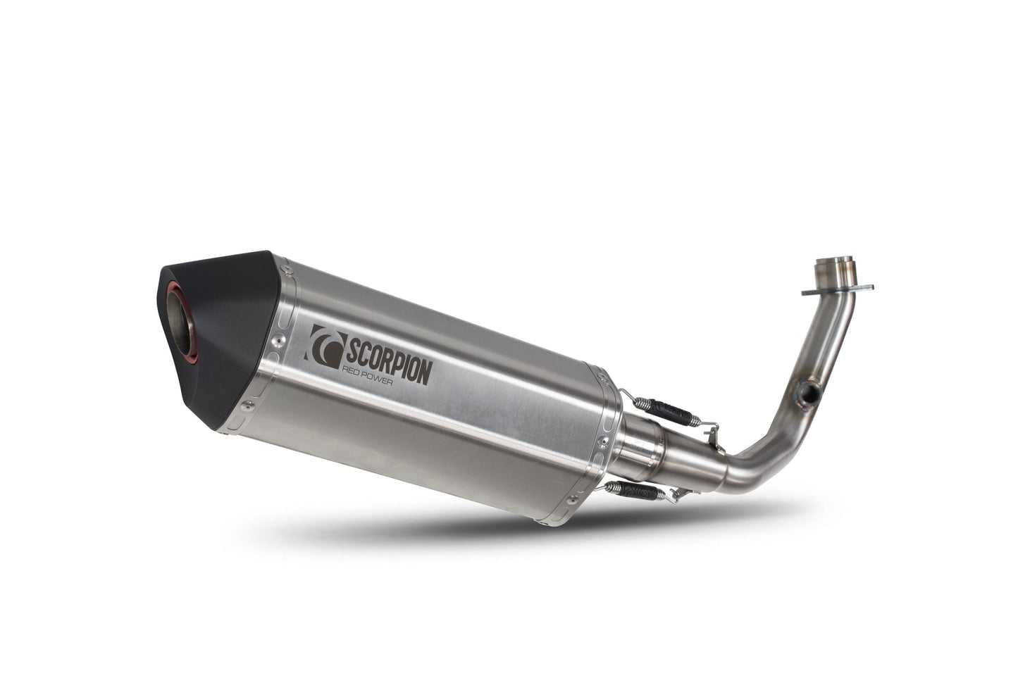 Scomadi TL200 Serket Parallel Full System - Brushed Stainless Steel Sleeve - Scorpion Exhaust
