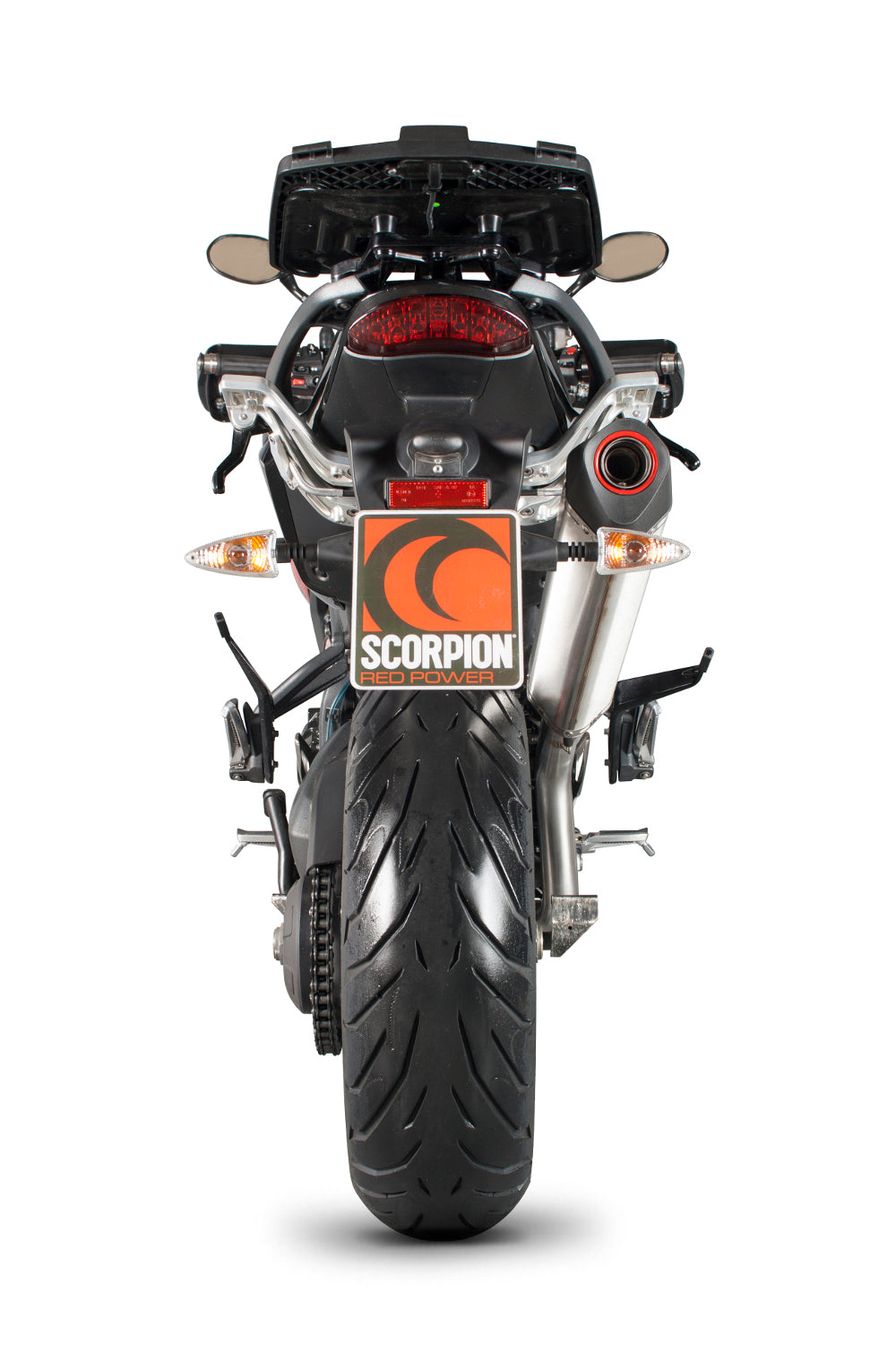 Triumph Tiger 1050 Sport Serket Parallel Slip-on - Brushed Stainless Steel Sleeve - Scorpion Exhaust
