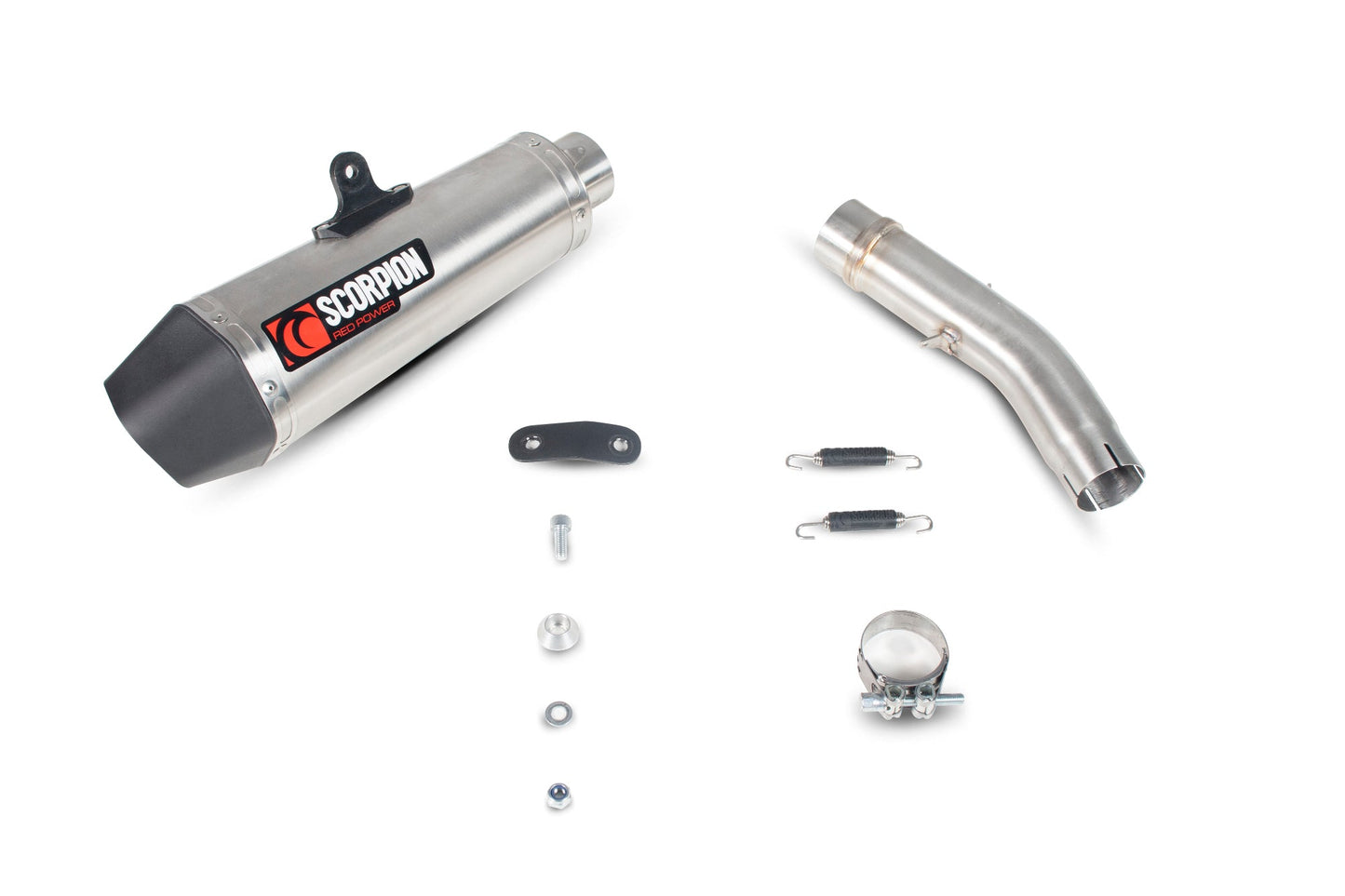 Triumph Street Triple 675 / Street Triple 675 R Serket Taper Slip-on - Brushed Stainless Steel Sleeve - Scorpion Exhaust