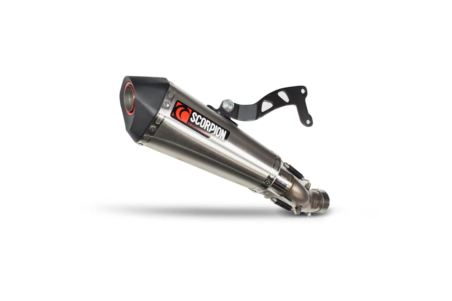 Triumph Speed Triple 1050 R Serket Taper Slip-on - Brushed Stainless Steel Sleeve - Scorpion Exhaust