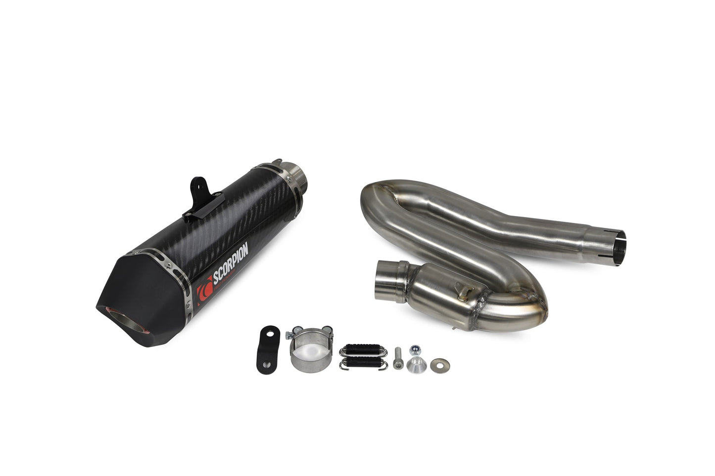 Triumph Street Triple 765 R / Street Triple 765 S / Street Triple 765 RS Serket Taper Slip-on - Carbon Fibre Sleeve - Scorpion Exhaust