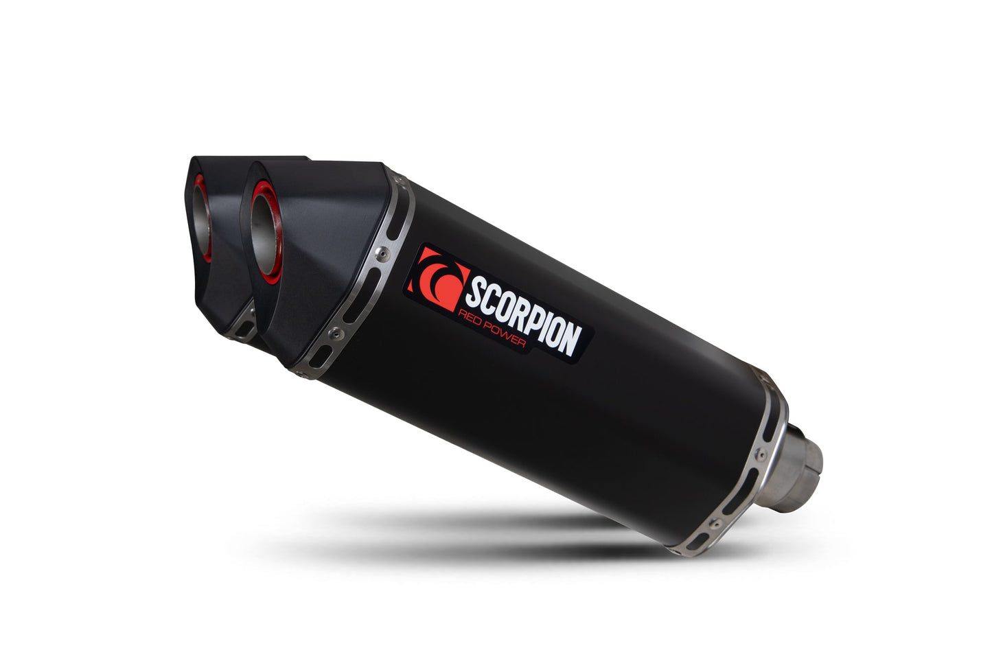 Triumph Speed Triple R / Speed Triple S / Speed Triple RS Serket Parallel Slip-on (Pair) - Black Ceramic Coated Sleeve - Scorpion Exhaust