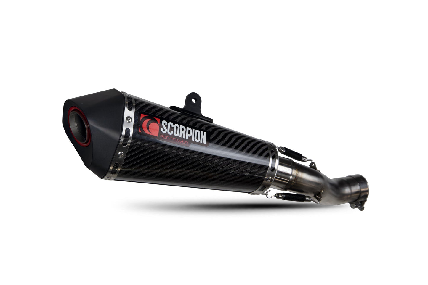 Triumph Speed Triple R / Speed Triple S / Speed Triple RS Serket Taper Slip-on - Carbon Fibre Sleeve - Scorpion Exhaust