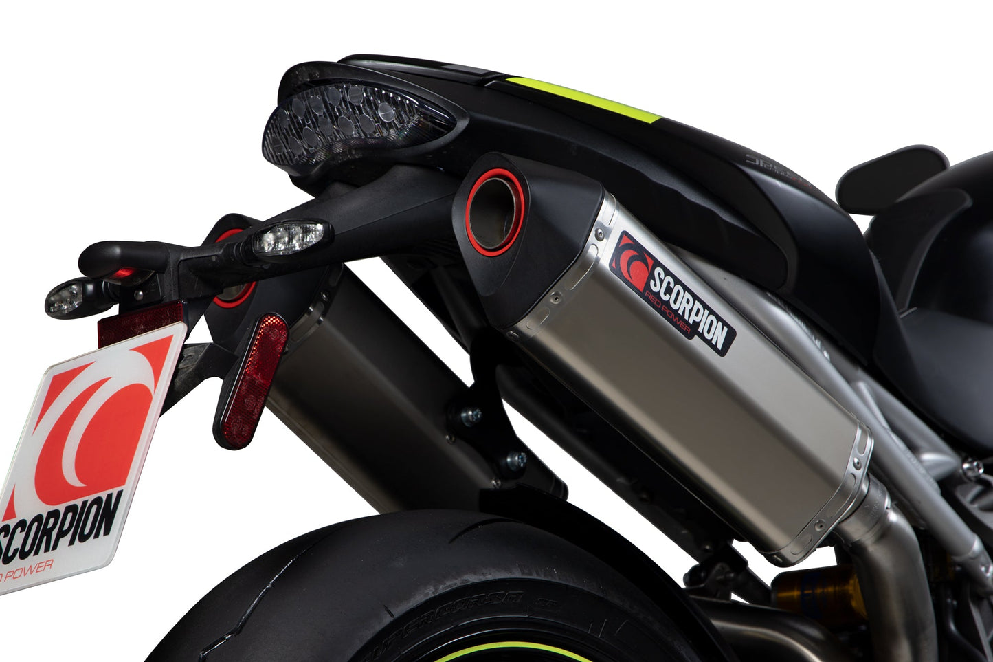 Triumph Speed Triple R / Speed Triple S / Speed Triple RS Serket Parallel Slip-on (Pair) - Titanium Sleeve - Scorpion Exhaust