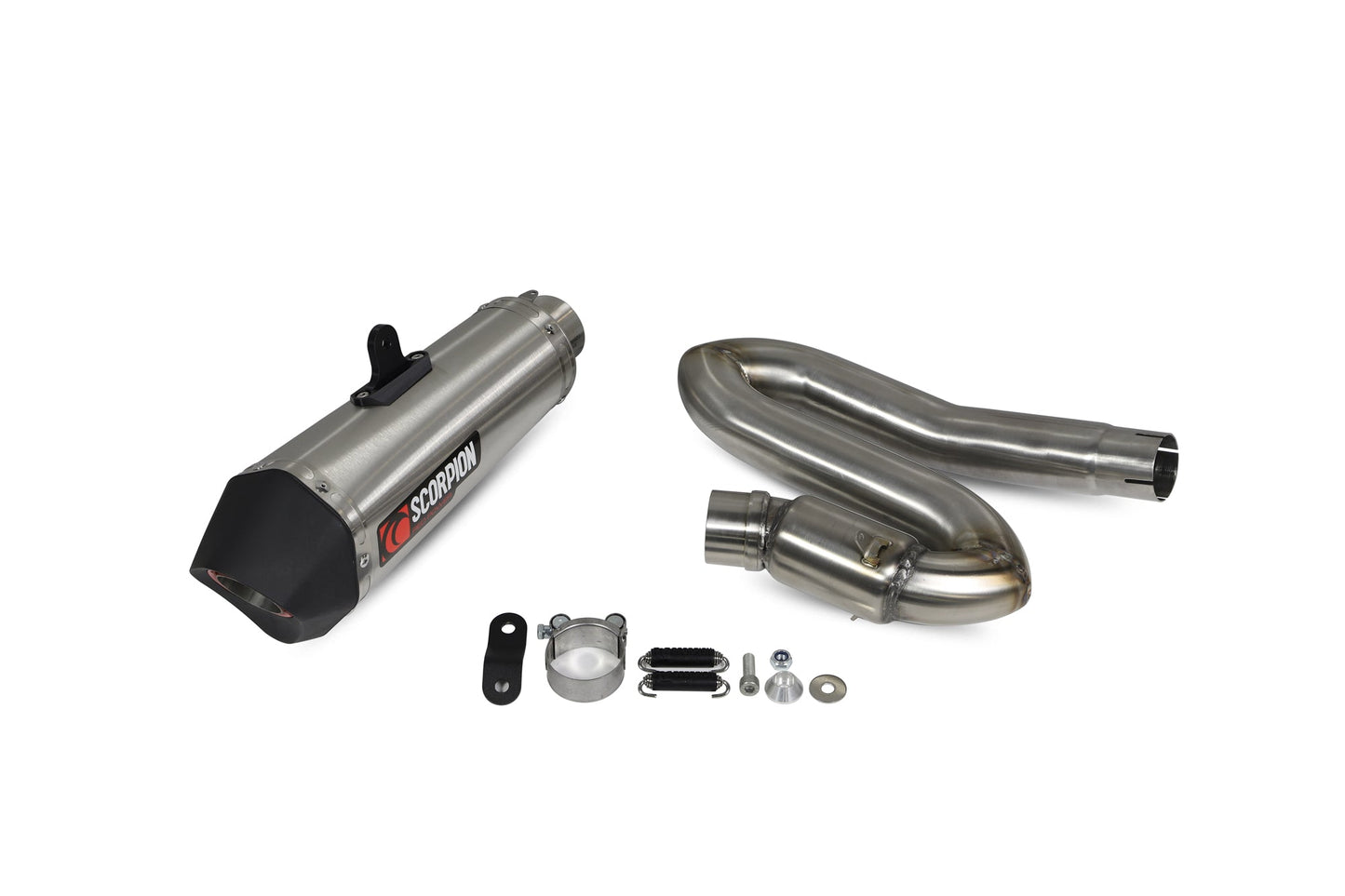 Triumph Street Triple 765 R / RS Serket Taper Slip-on - Brushed Stainless Steel Sleeve - Scorpion Exhaust