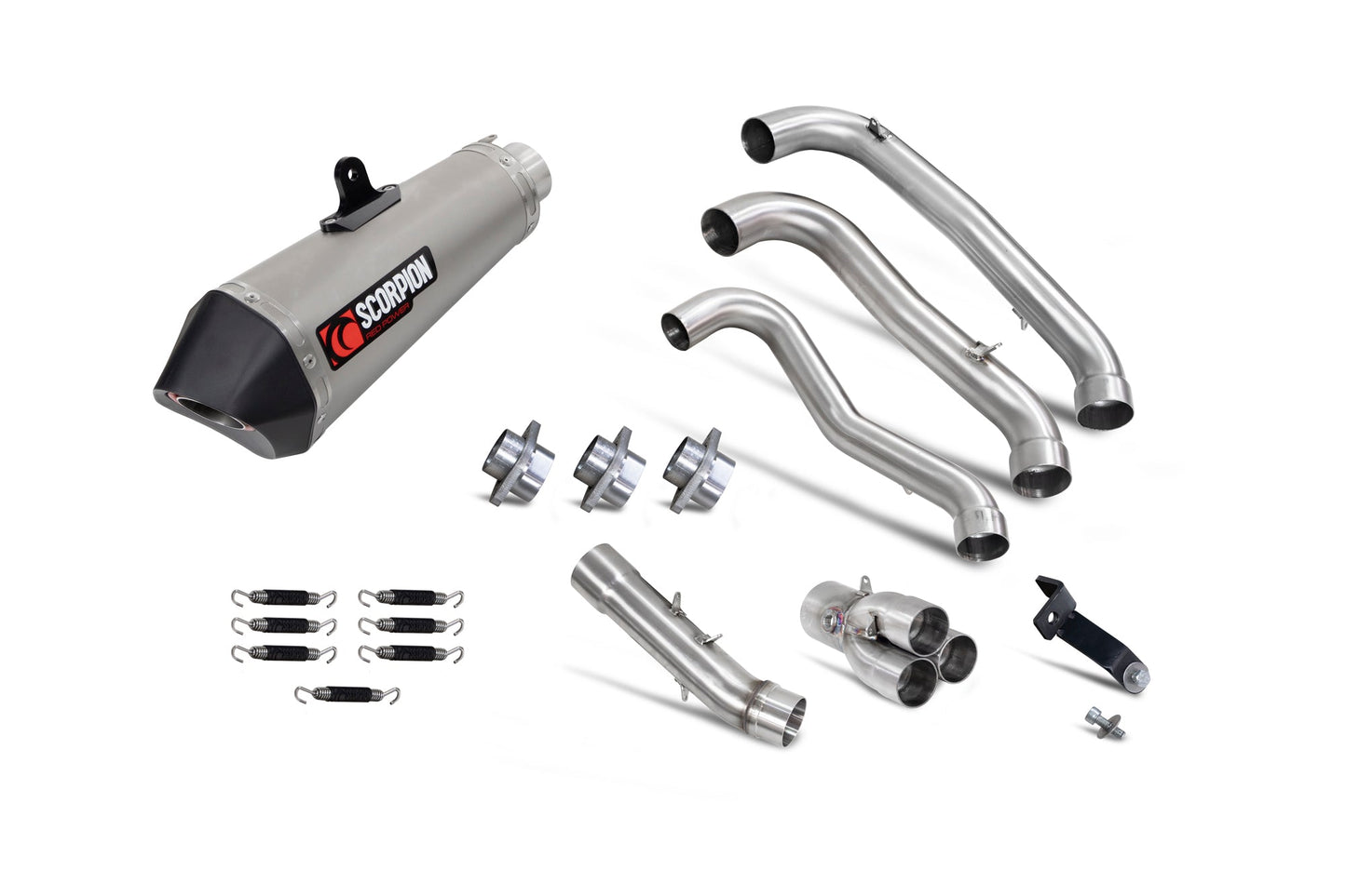 Triumph Trident 660 Serket Taper Full System - Titanium Sleeve - Scorpion Exhaust