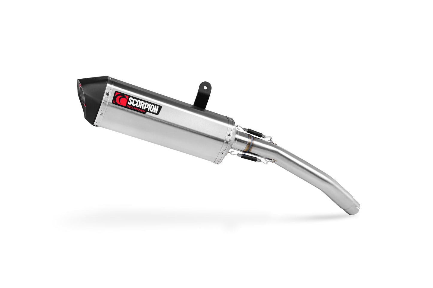 Triumph Tiger 900 Serket Parallel Slip-on - Brushed Stainless Steel Sleeve. Fits with panniers - Scorpion Exhaust
