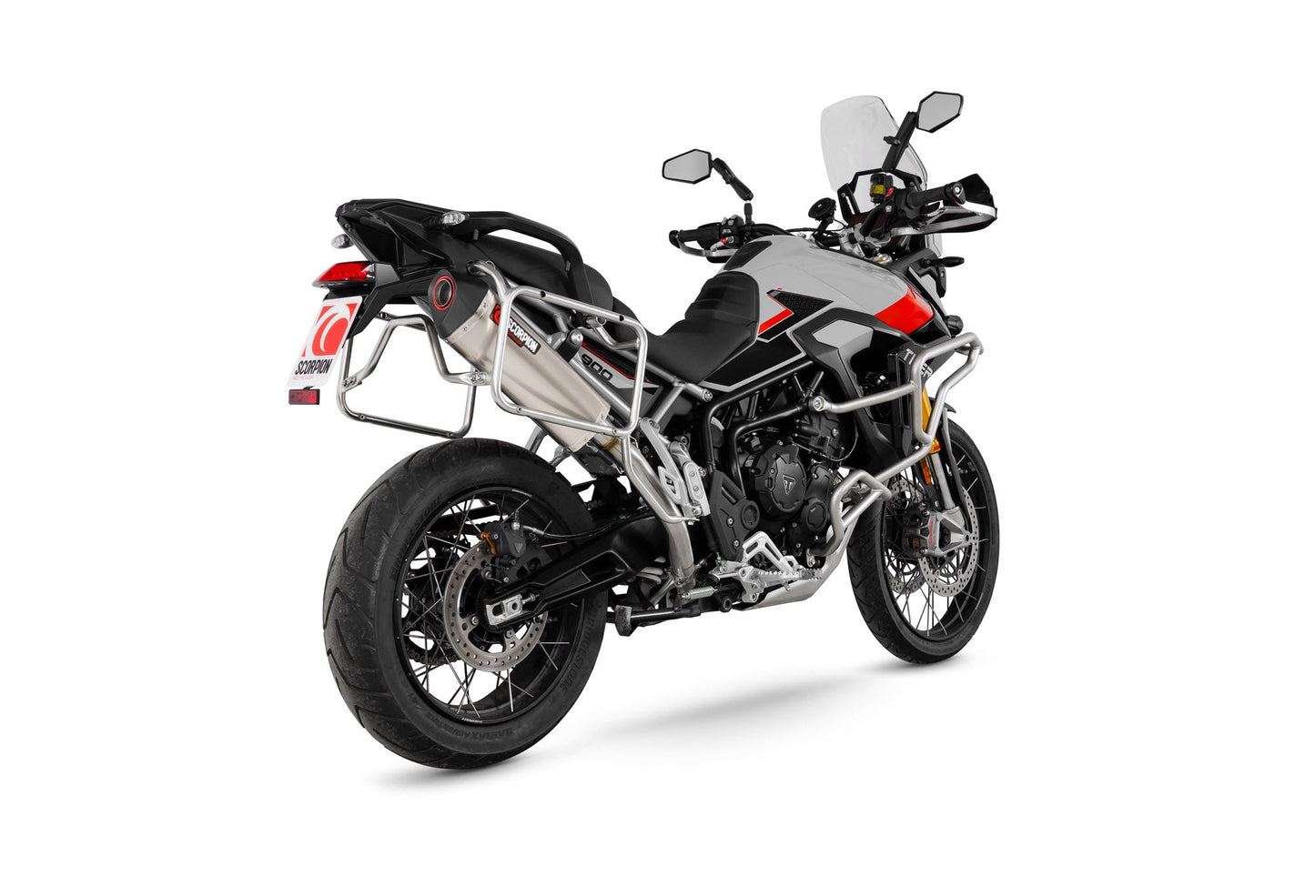 Triumph Tiger 900 Serket Parallel Slip-on - Titanium Sleeve. Fits with panniers - Scorpion Exhaust