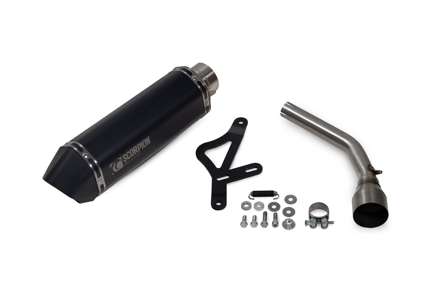 Vespa GTS 125 / 300 HPE (all models)Serket Parallel Slip-on - Black Ceramic Coated Sleeve - Scorpion Exhaust