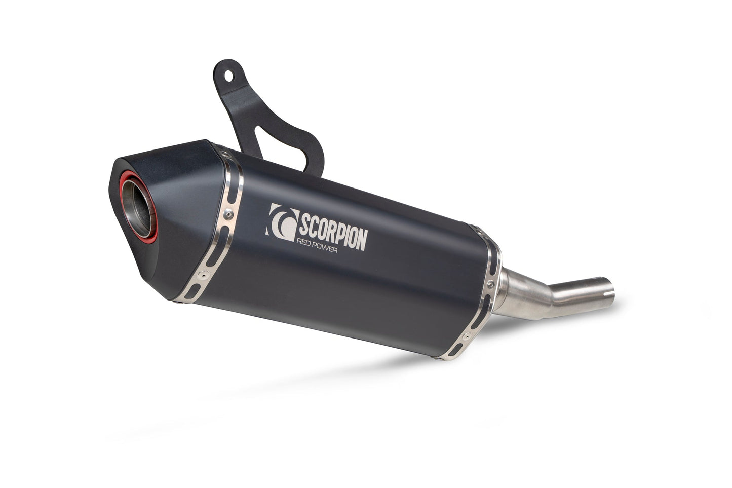 Vespa GTS 300 & GTV 300 (Euro 5) European Models Only Serket Parallel Slip-on - Black Ceramic Coated Sleeve - Scorpion Exhaust