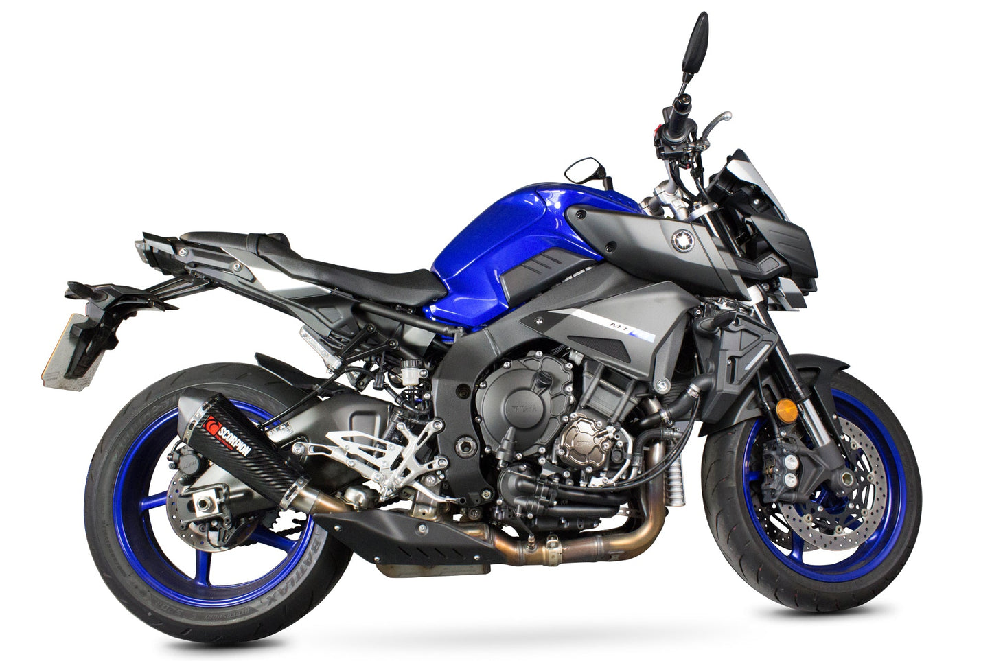 Yamaha MT-10 Serket Taper Slip-on - Carbon Fibre Sleeve - Scorpion Exhaust