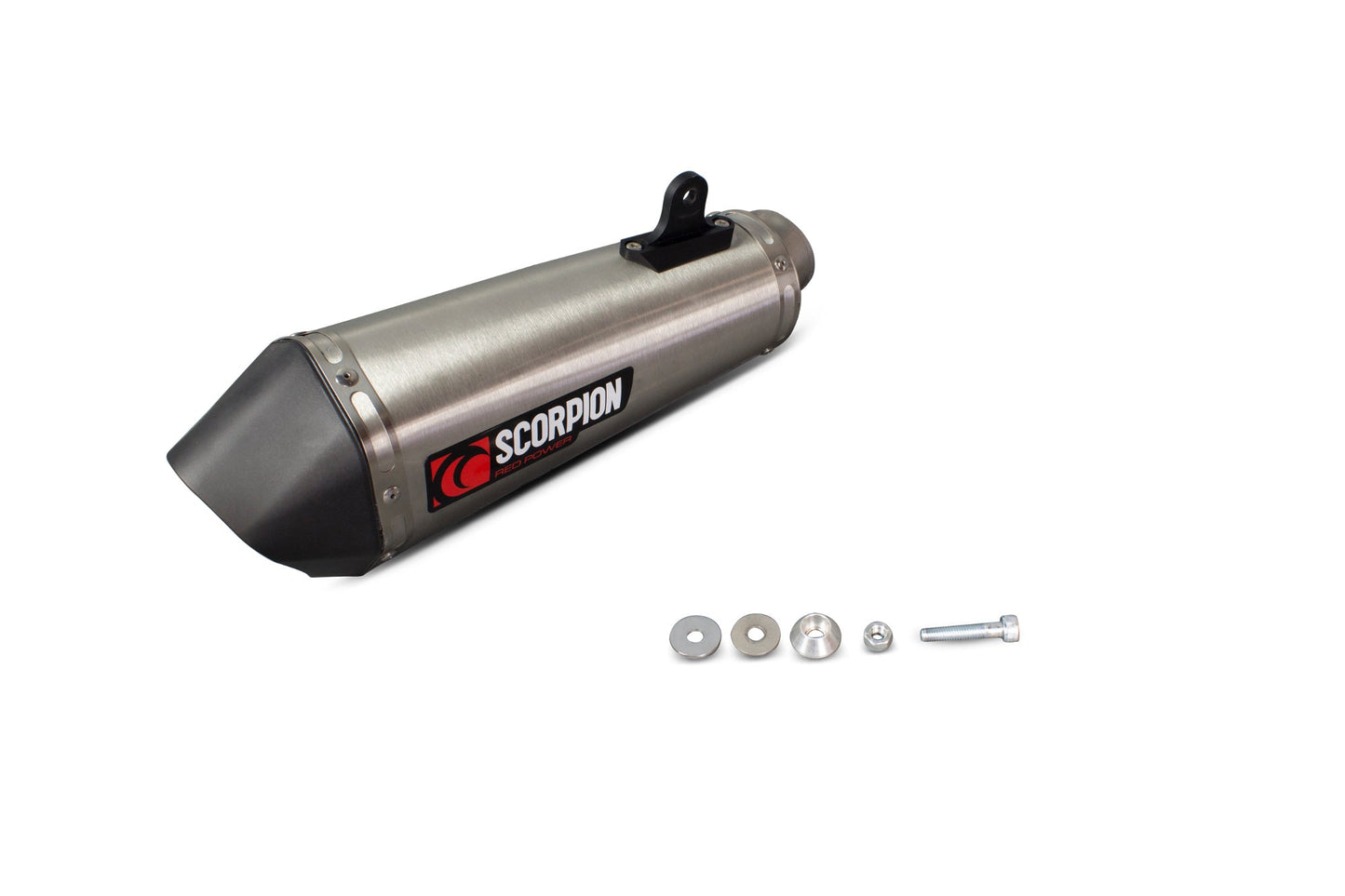 Yamaha MT-10 Serket Taper Slip-on - Brushed Stainless Steel Sleeve - Scorpion Exhaust