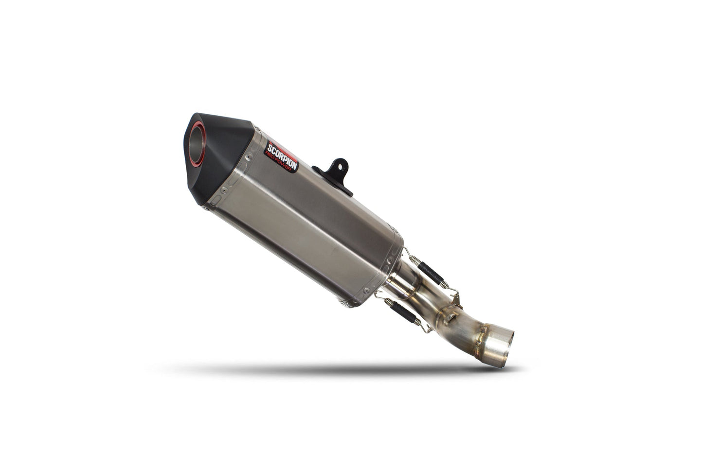 Yamaha XSR900 Serket Parallel Slip-on - Brushed Stainless Steel Sleeve - Scorpion Exhaust