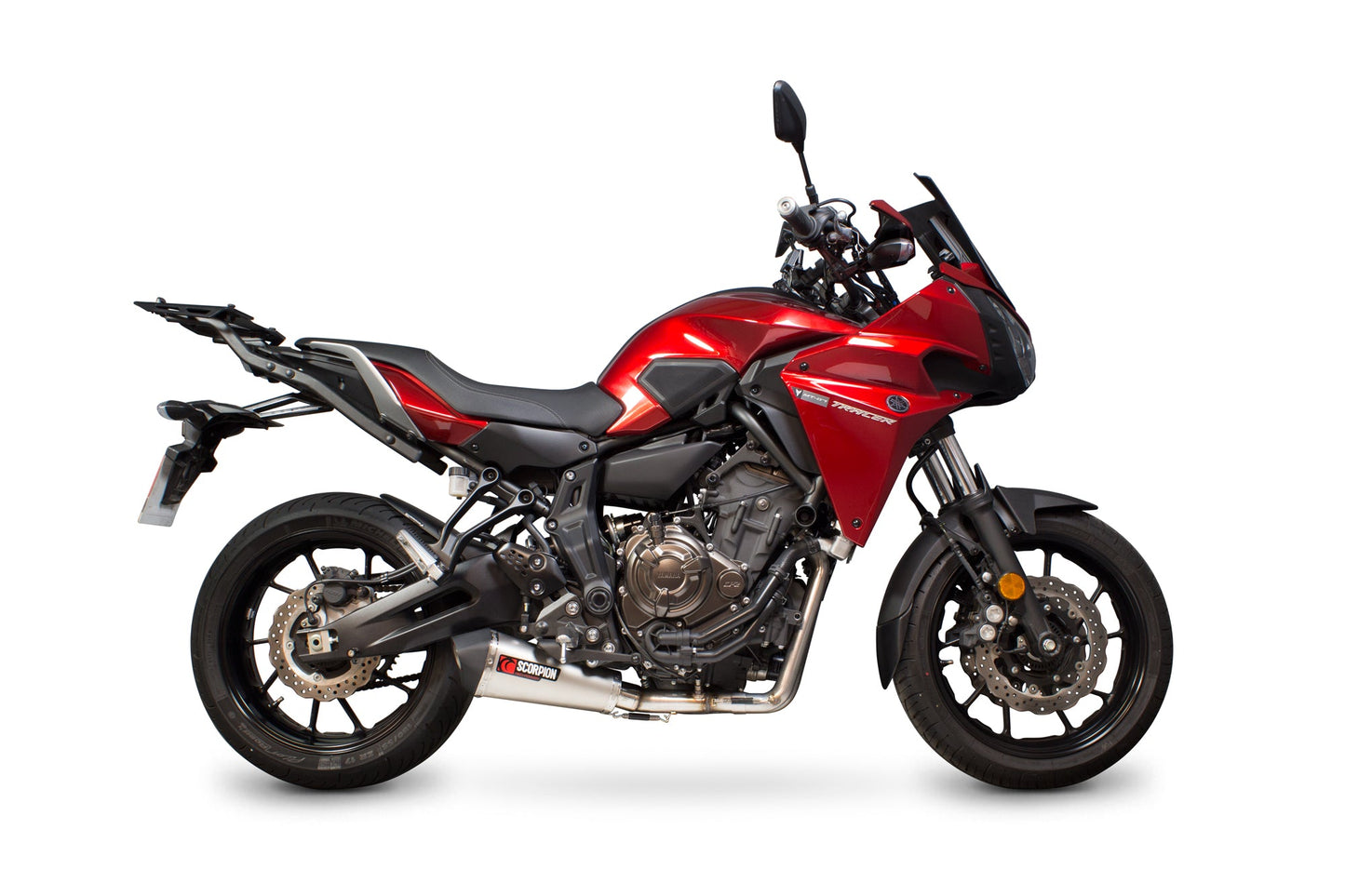 Yamaha MT-07 Tracer (2016-2019) / MT-07 Tracer GT (2019)Serket Taper Full System - Titanium Sleeve - Scorpion Exhaust