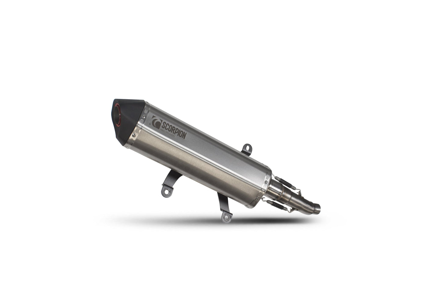 Yamaha X-Max 300 Serket Parallel Slip-on - Brushed Stainless Steel Sleeve - Scorpion Exhaust