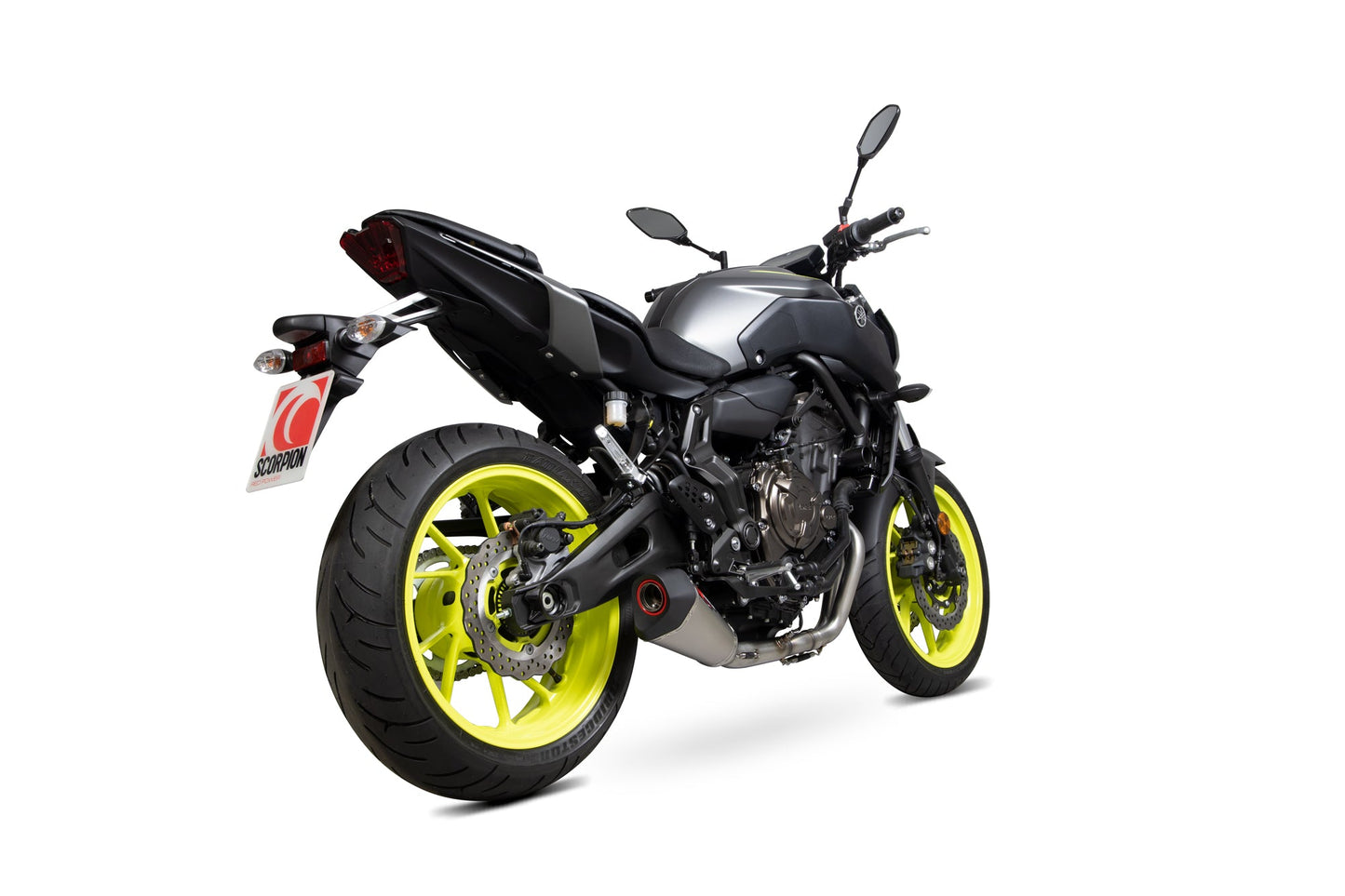 Yamaha MT-07 Serket Taper De-Cat Race Full System - Titanium Sleeve - Scorpion Exhaust