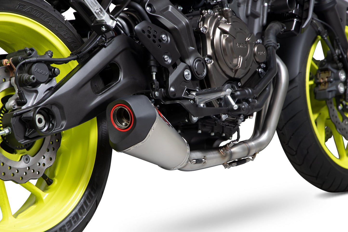Yamaha MT-07 Serket Taper De-Cat Race Full System - Titanium Sleeve - Scorpion Exhaust
