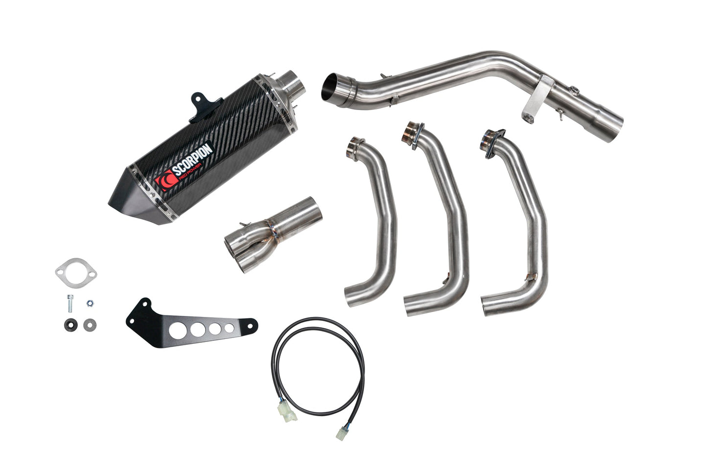 Yamaha MT-09 Serket Full System - Carbon Fibre Sleeve - Scorpion Exhaust
