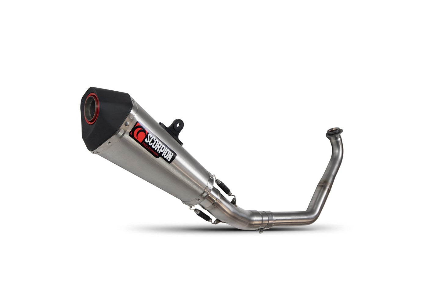 Yamaha MT-125 Euro 4 Serket Taper Full System - Brushed Stainless Steel Sleeve - Scorpion Exhaust