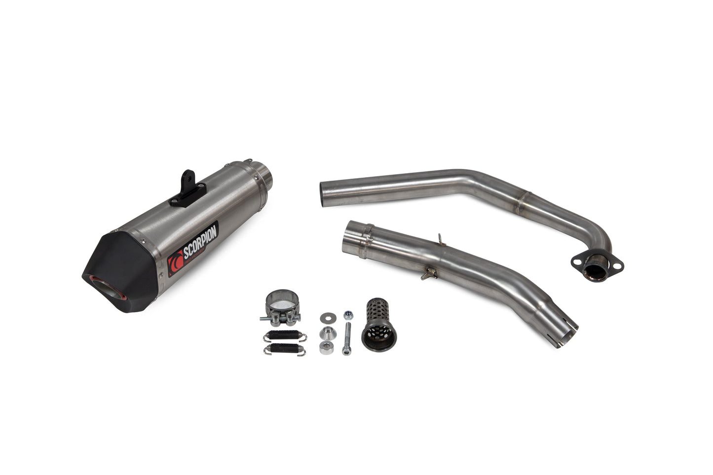 Yamaha MT-125 Euro 4 Serket Taper Full System - Brushed Stainless Steel Sleeve - Scorpion Exhaust
