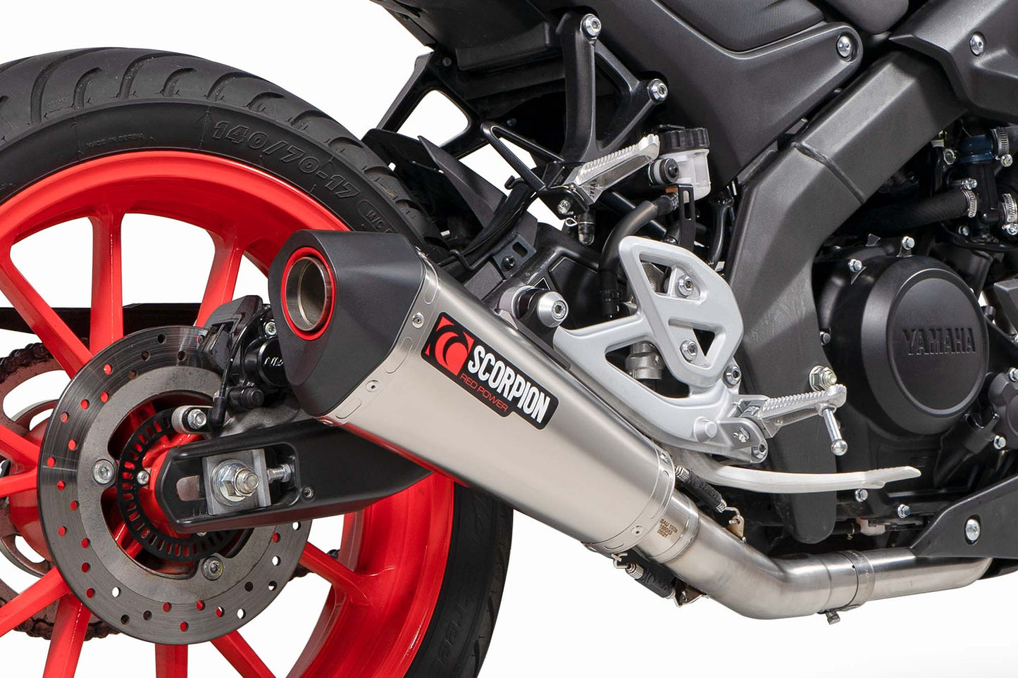 Yamaha MT-125 Euro 5 Serket Taper Full System - Titanium Sleeve - Scorpion Exhaust