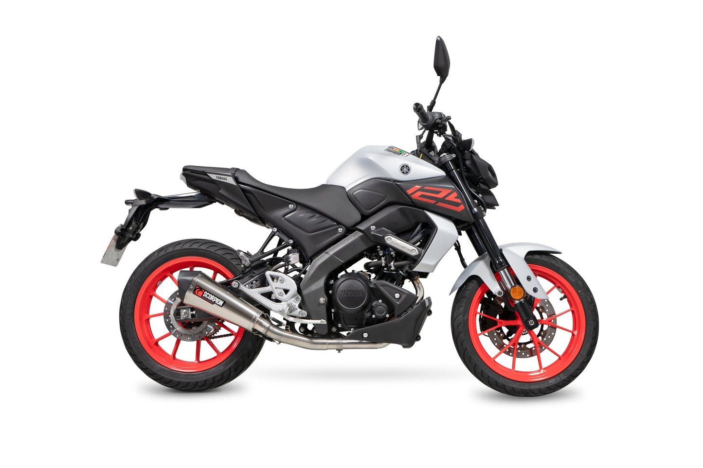 Yamaha MT-125 Euro 5 Serket Taper Full System - Titanium Sleeve - Scorpion Exhaust