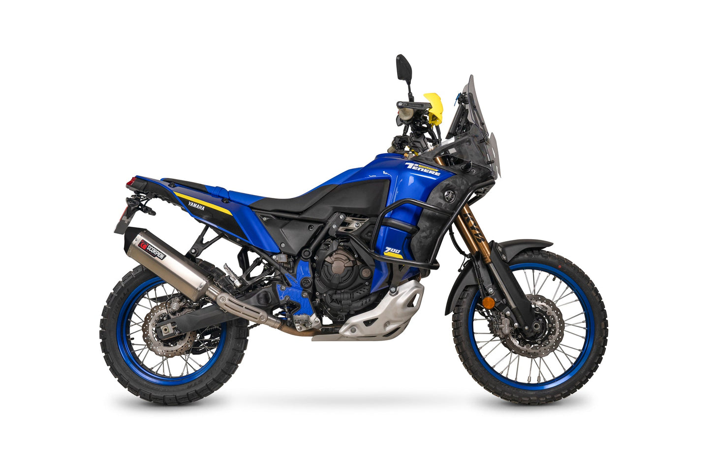 Yamaha Tenere 700 World Raid Serket Parallel Slip-on - Titanium Sleeve - Scorpion Exhaust