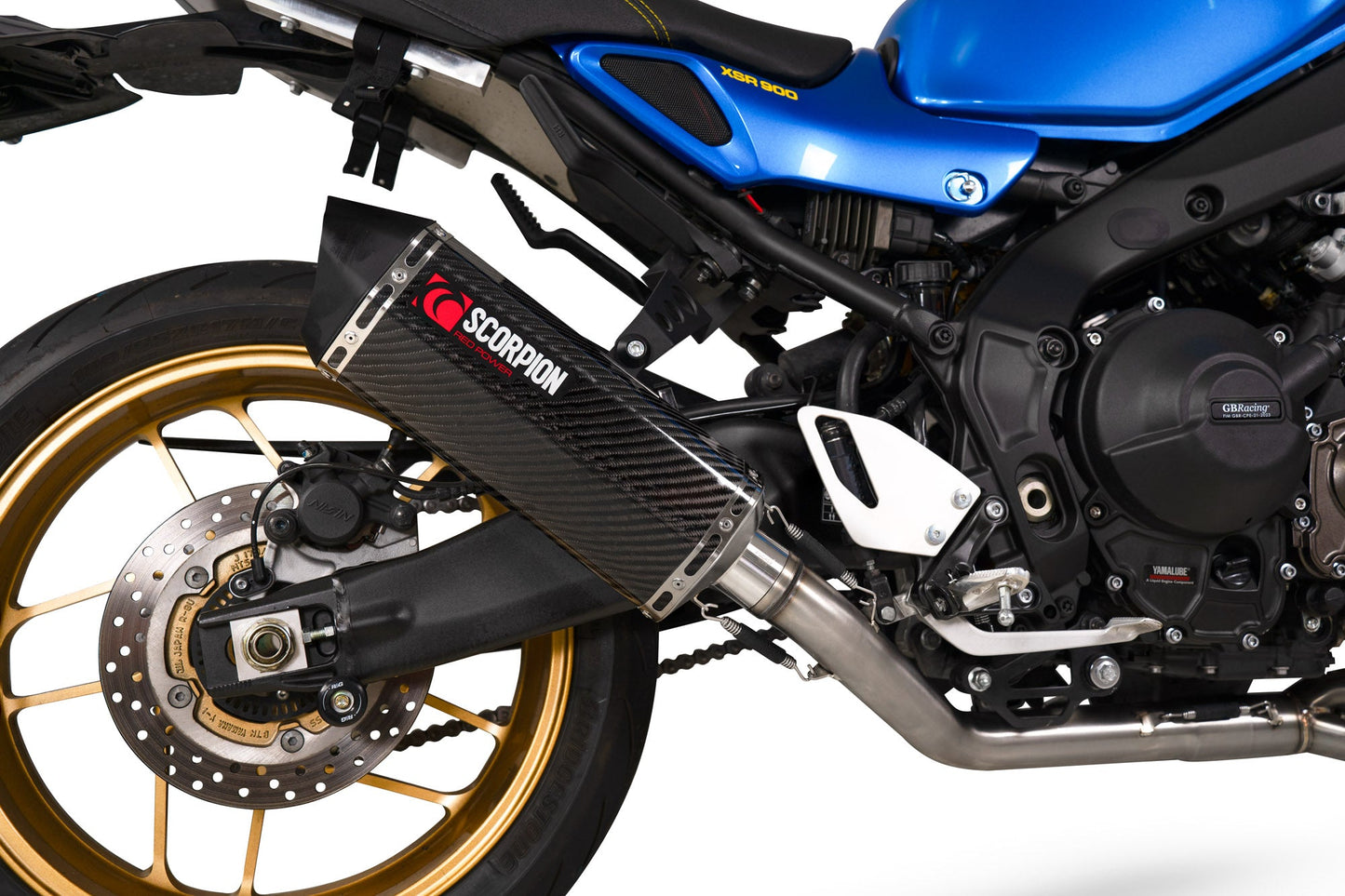Yamaha XSR 900 Serket Full System - Carbon Fibre Sleeve - Scorpion Exhaust
