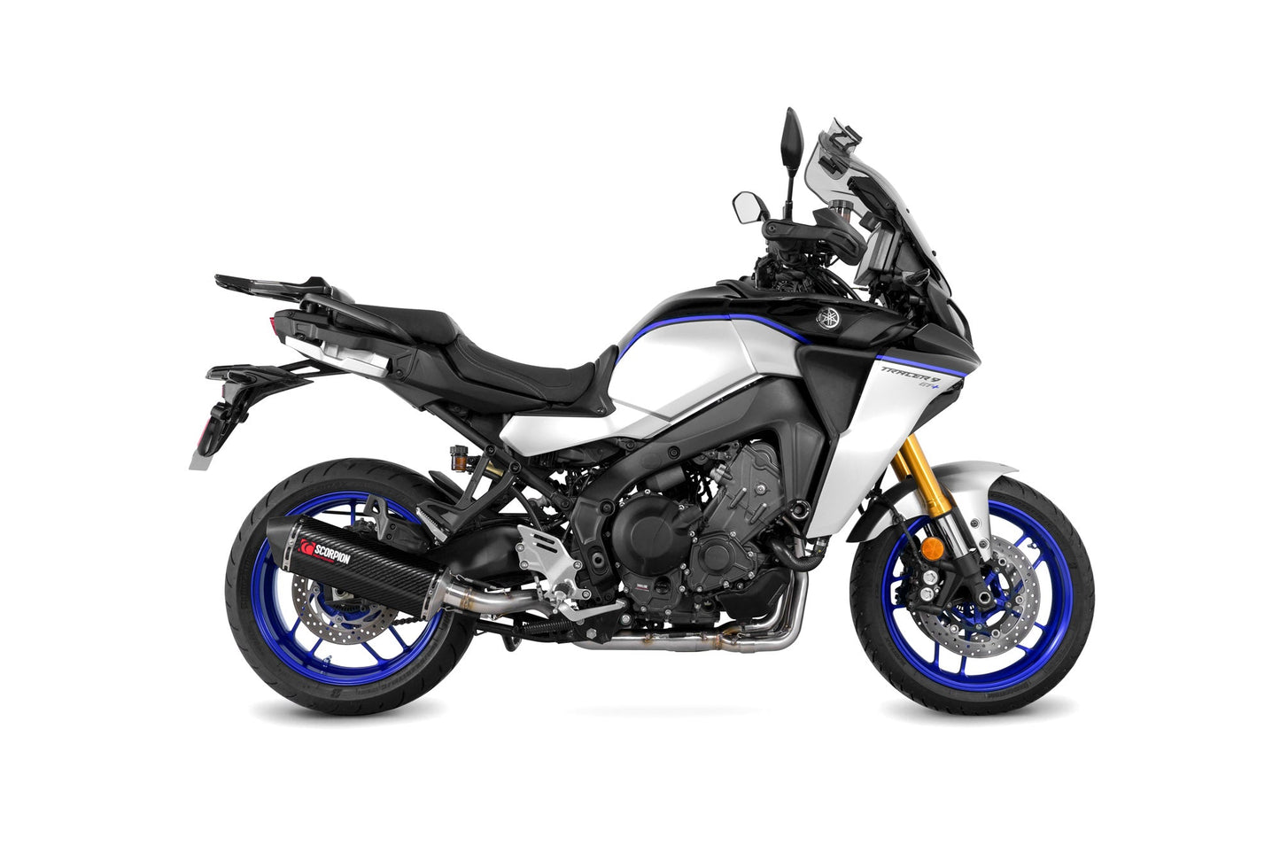 Yamaha Tracer 9 Including GT & GT+Serket Parallel Full System - Carbon Fibre Sleeve - Scorpion Exhaust