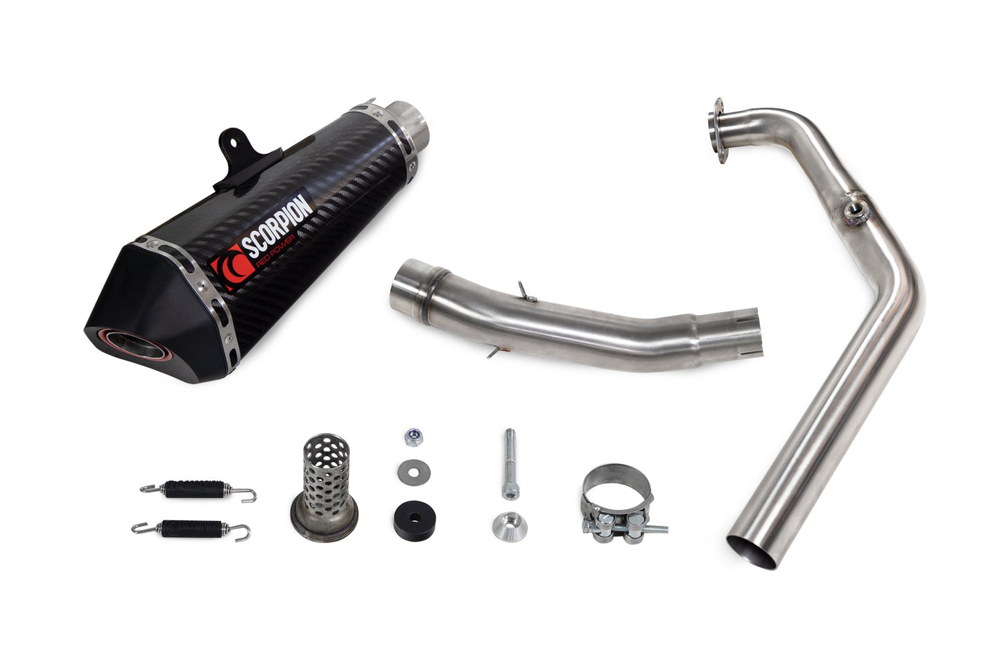 Yamaha YZF-R125 Euro 5+ / R15 V4 M Serket Taper Full System - Carbon Fibre Sleeve - Scorpion Exhaust
