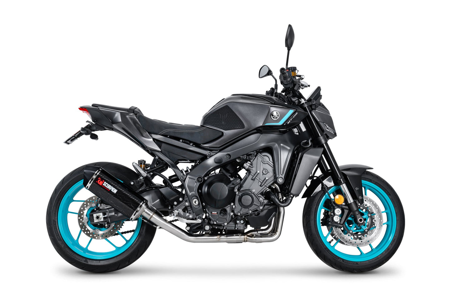 Yamaha MT-09 (INC SP)Serket Full System - Carbon Fibre Sleeve - Scorpion Exhaust