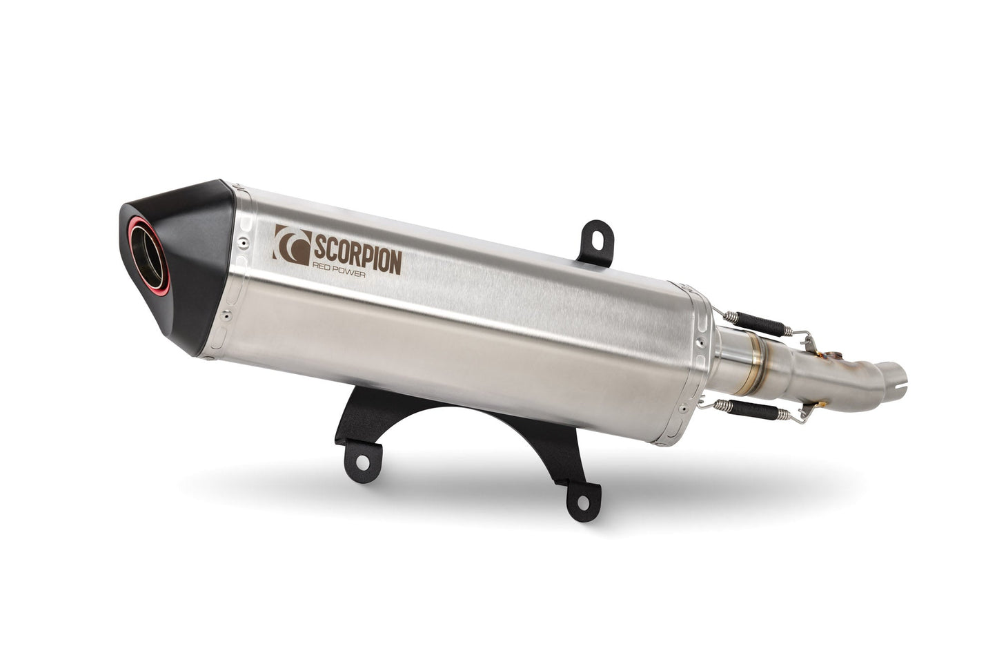 Yamaha X-Max 300 Euro 5 Serket Parallel Slip-on - Brushed Stainless Steel Sleeve - Scorpion Exhaust
