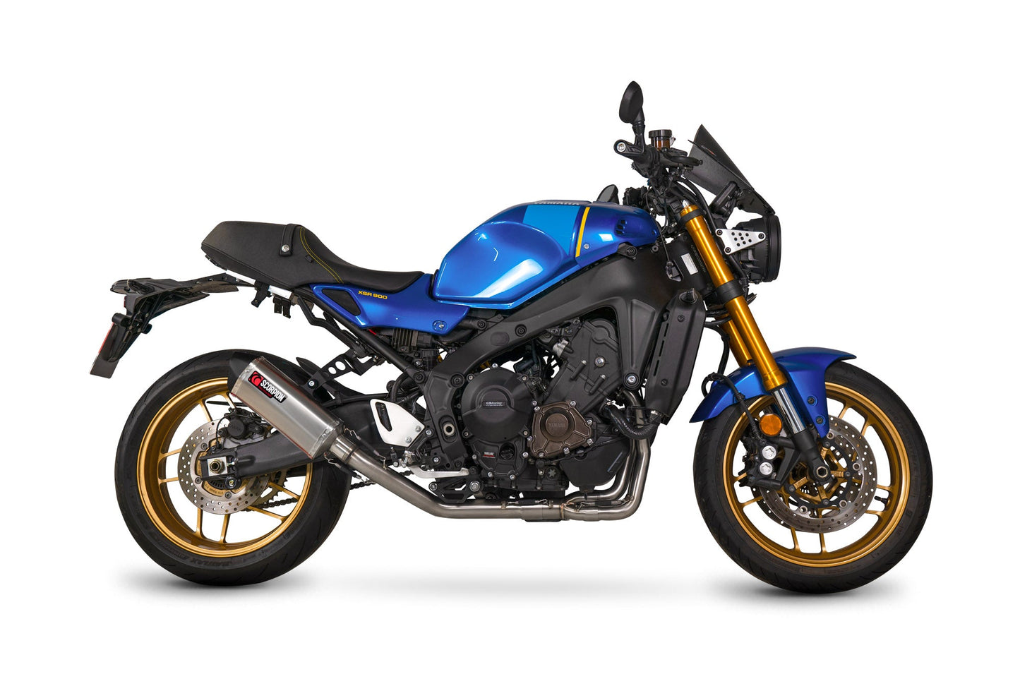 Yamaha XSR 900 Euro 5+Serket Full System - Titanium Sleeve - Scorpion Exhaust