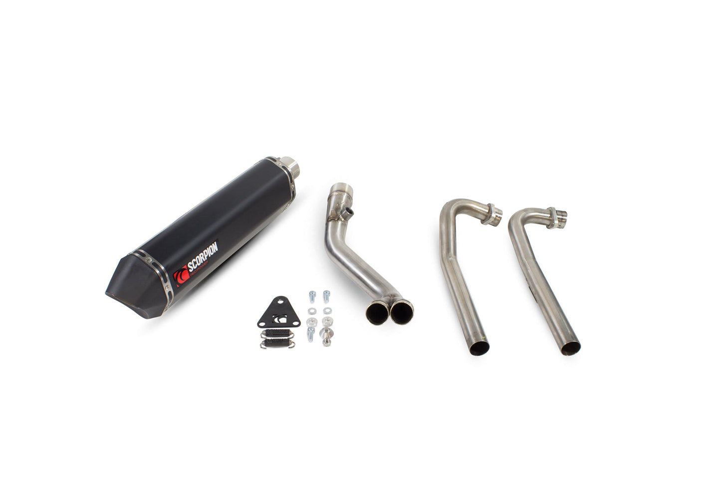 Yamaha T-Max 530 Serket Parallel Full System - Black Ceramic Coated Sleeve - Scorpion Exhaust